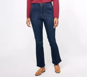 0R DARK INDIGO A617222 Belle by Kim Gravel Regular TripleLuxe Denim Jean