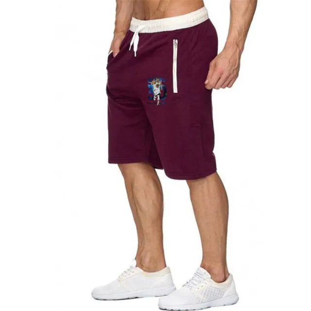 2020 New Fashion Men Sporting Beaching Shorts Trousers Cotton Bodybuilding Sweatpants Fitness Short Jogger Casual Gyms Shorts