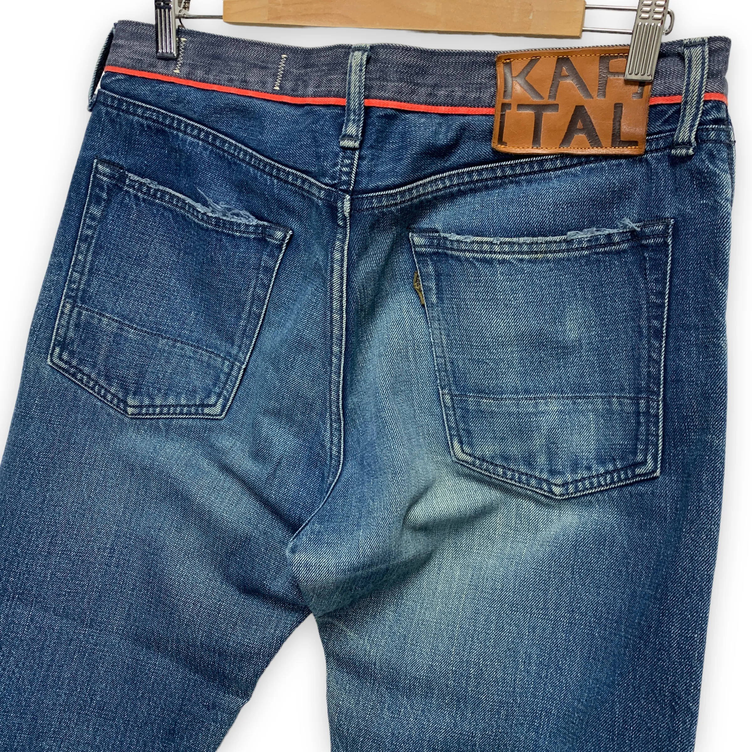 [34] Kapital Okayama Distressed Denim Jeans