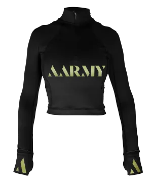 AARMY // lululemon Rulu Cropped Half Zip
