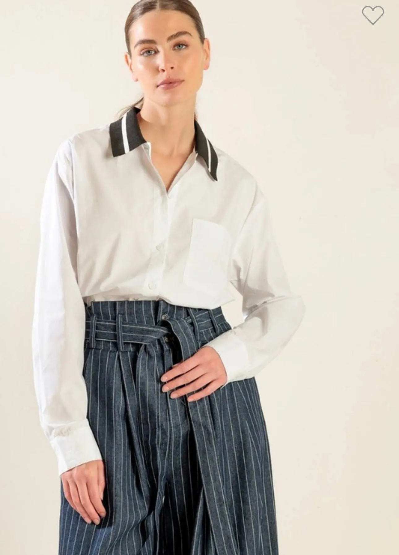 Addie Varsity Collar Shirt