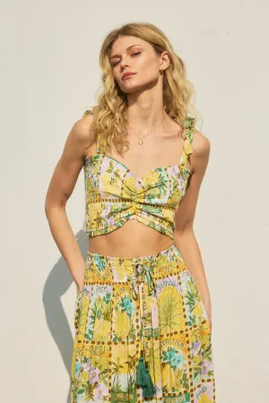 Amara Ruched and Smocked Top