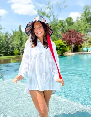 Annie Striped Button Down Top