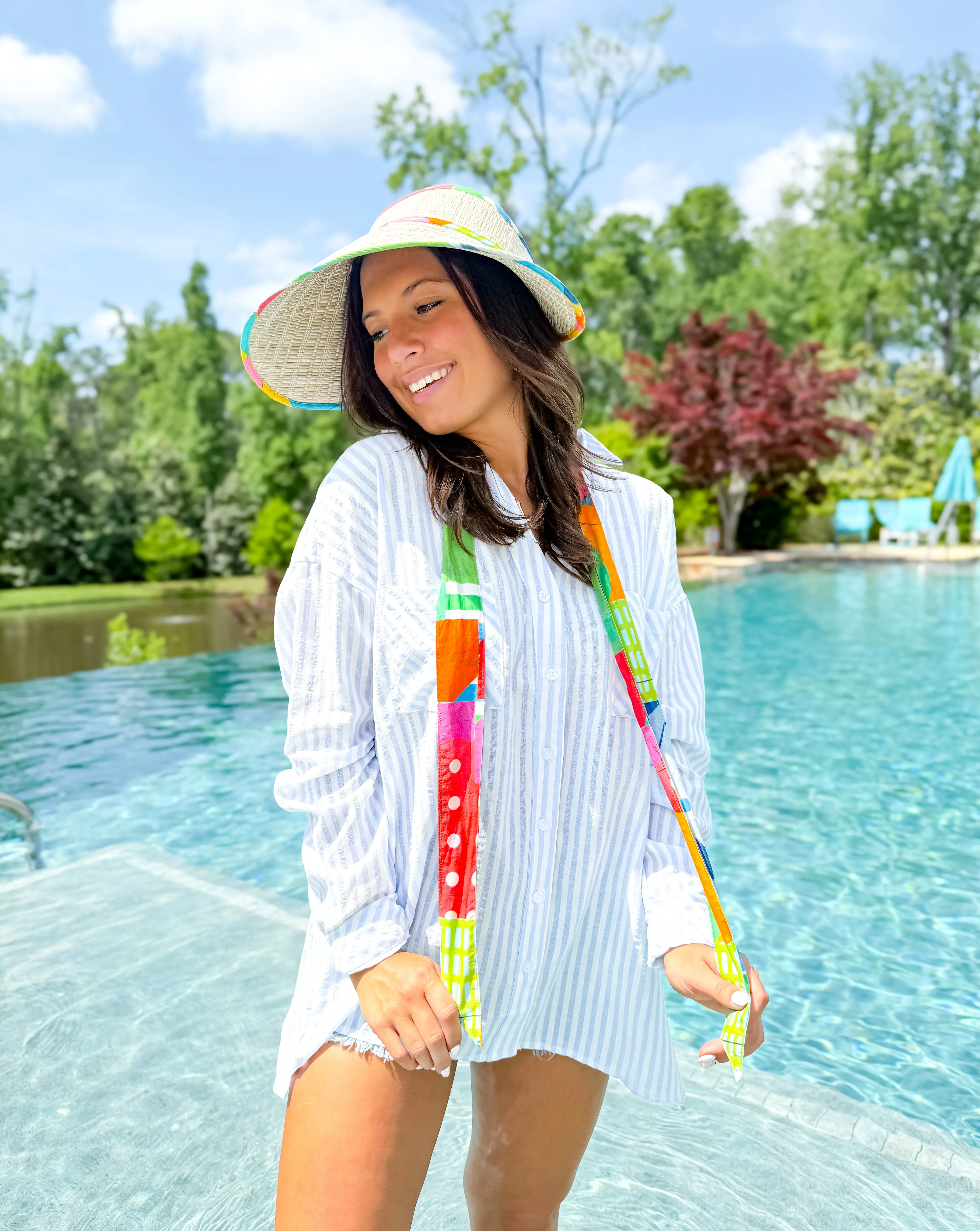 Annie Striped Button Down Top
