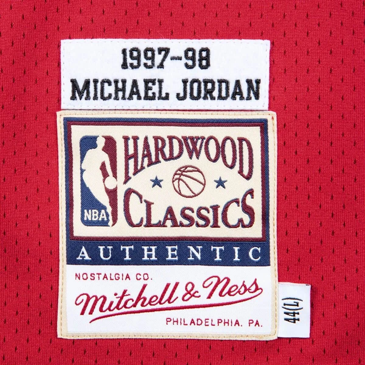 Authentic Michael Jordan Chicago Bulls Road NBA Finals 1997-98 Jersey