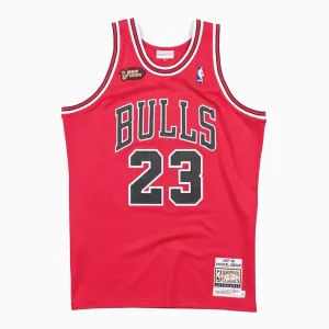 Authentic Michael Jordan Chicago Bulls Road NBA Finals 1997-98 Jersey