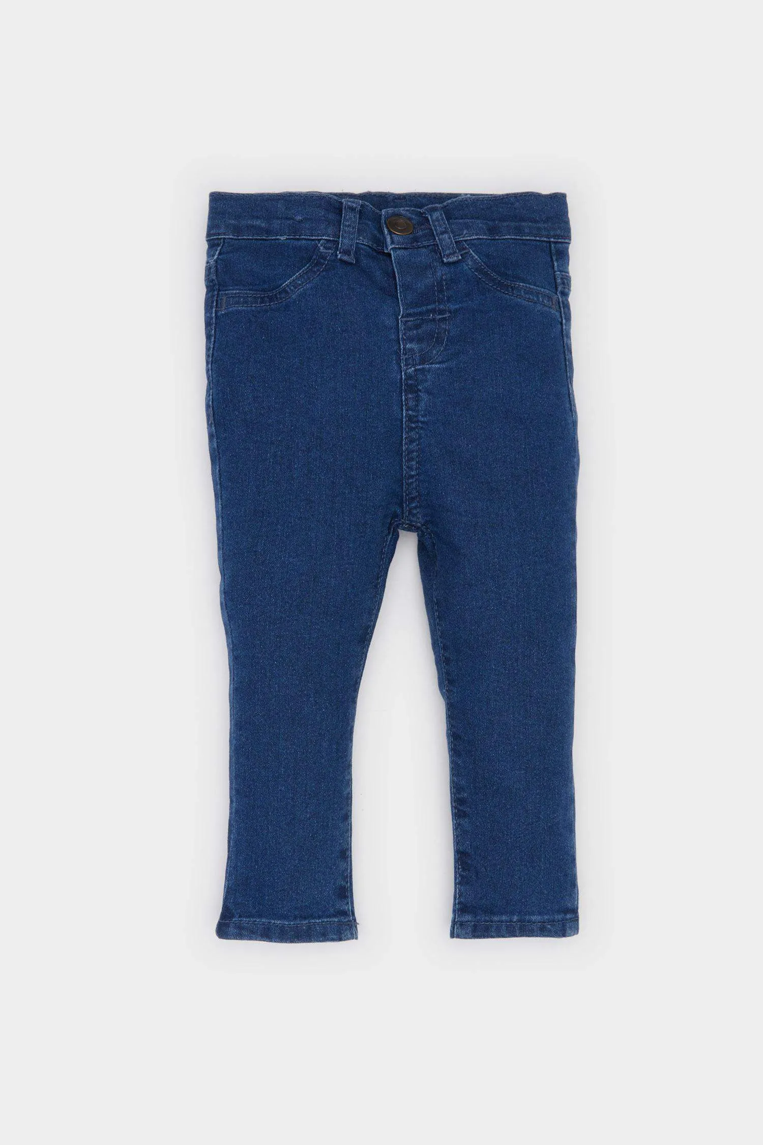 Baby Boy Elastic Waist Straight Leg Jeans
