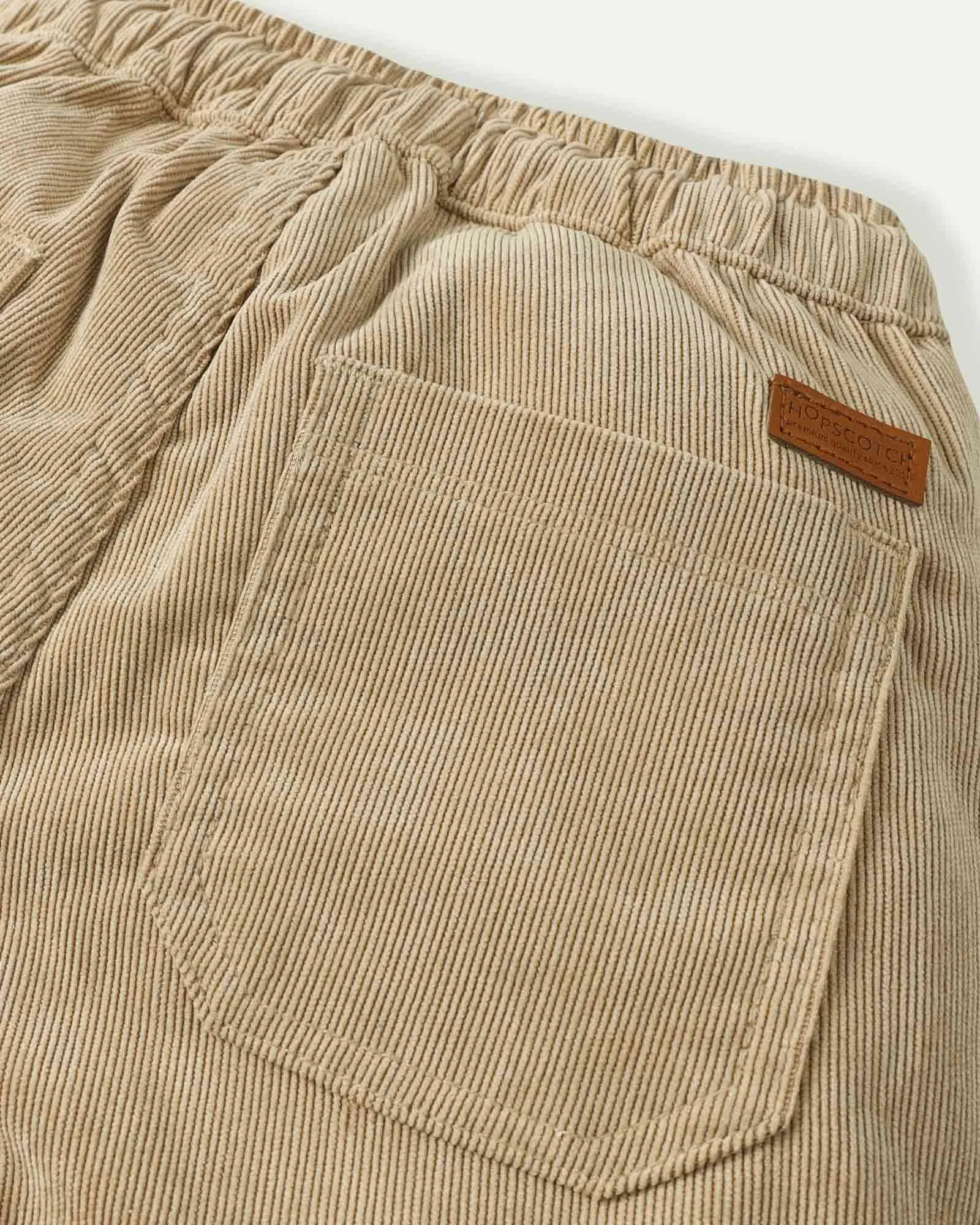Beige Corduroy Trousers