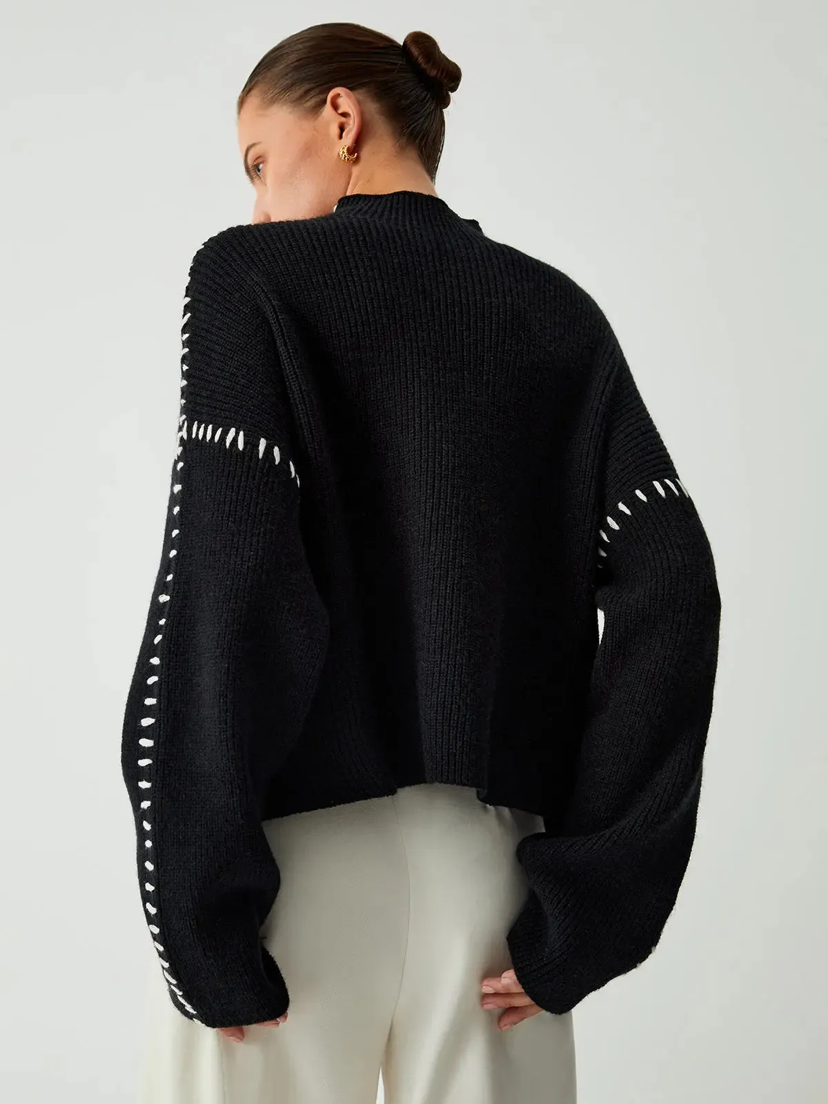 Belle - Ultra Comfortable Oversized Design Woman's Sweater
