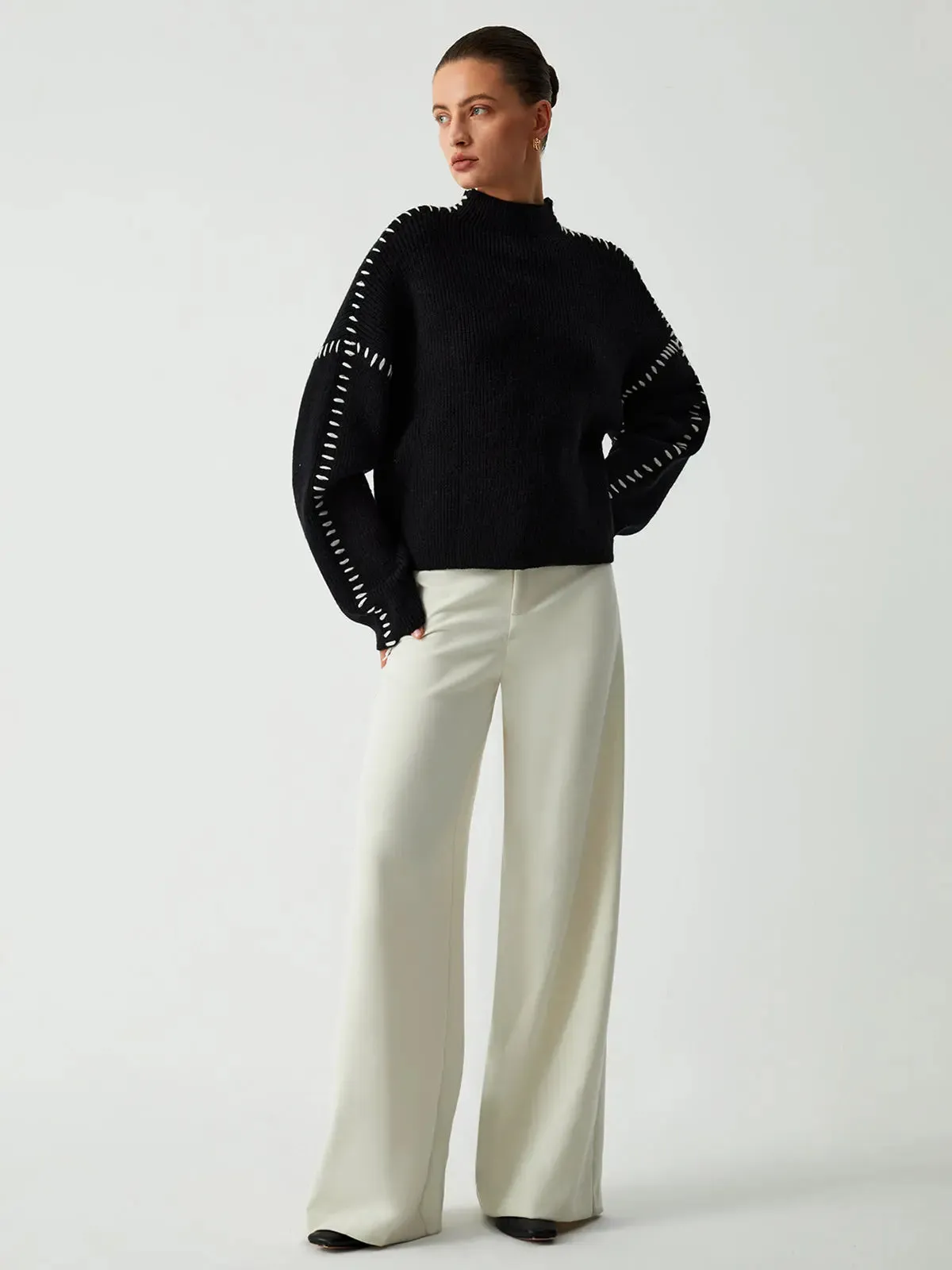 Belle - Ultra Comfortable Oversized Design Woman's Sweater