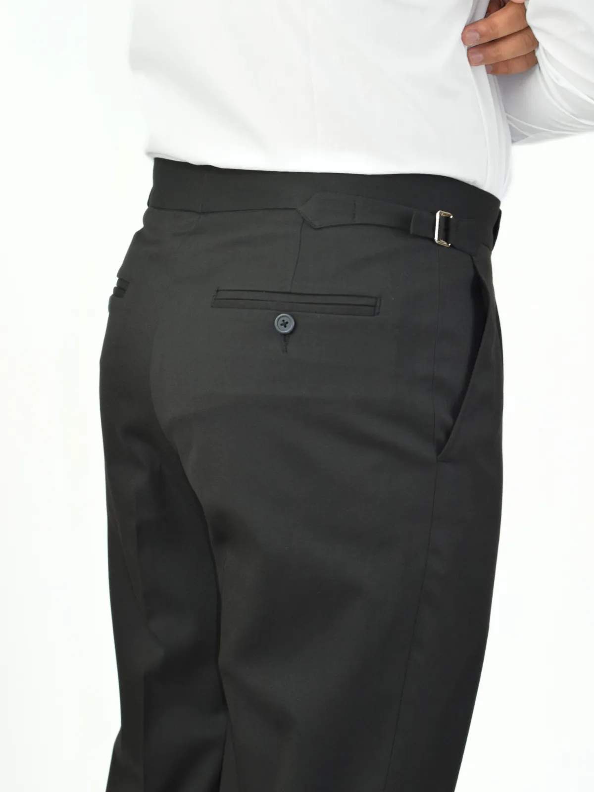 Black Single Button Formal Trouser