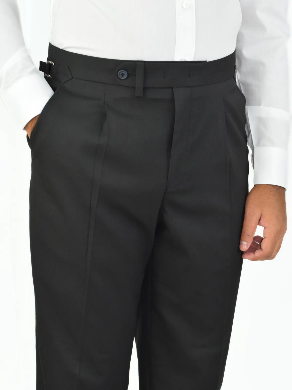 Black Single Button Formal Trouser