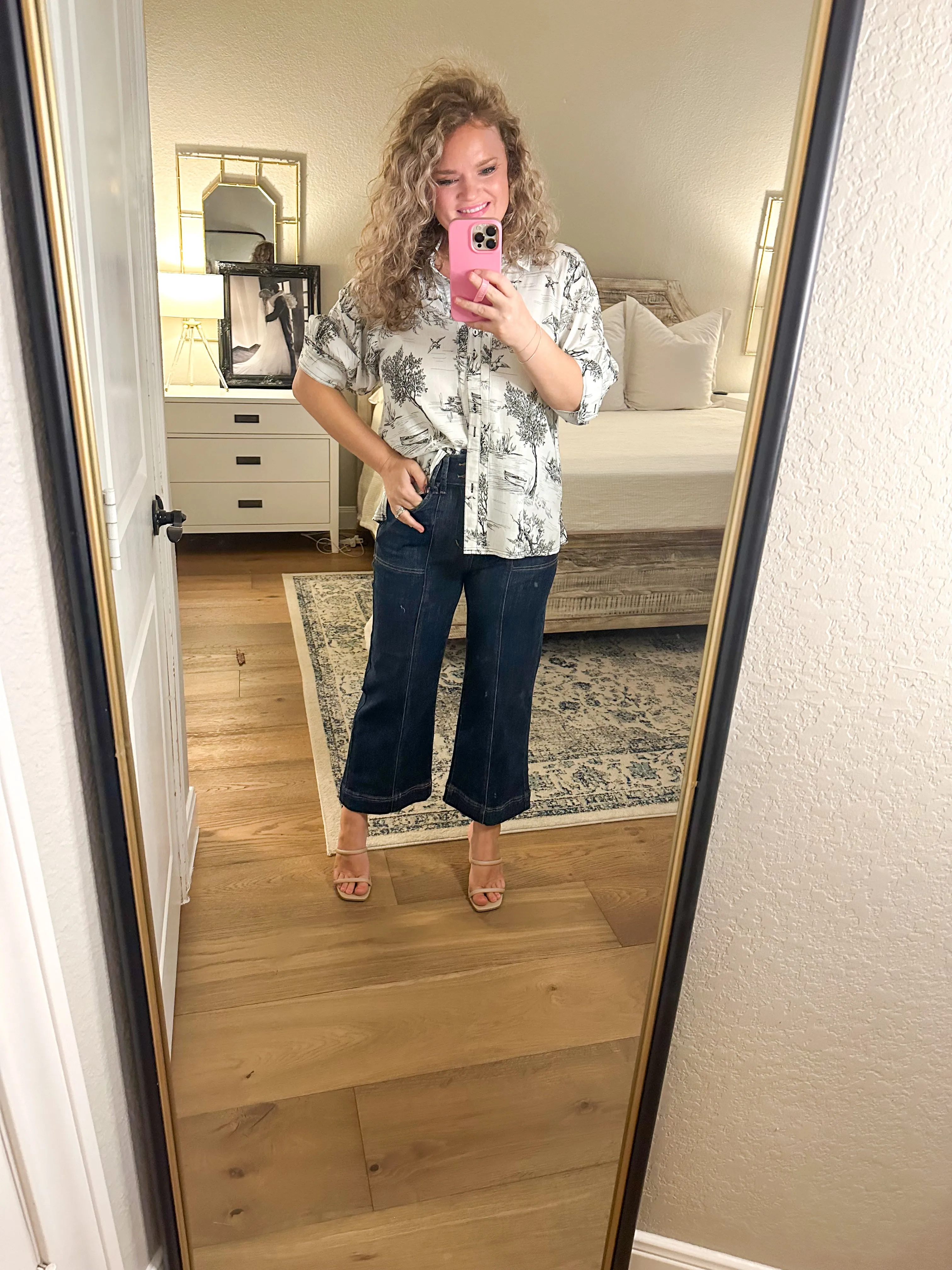 Black Toile Blouse