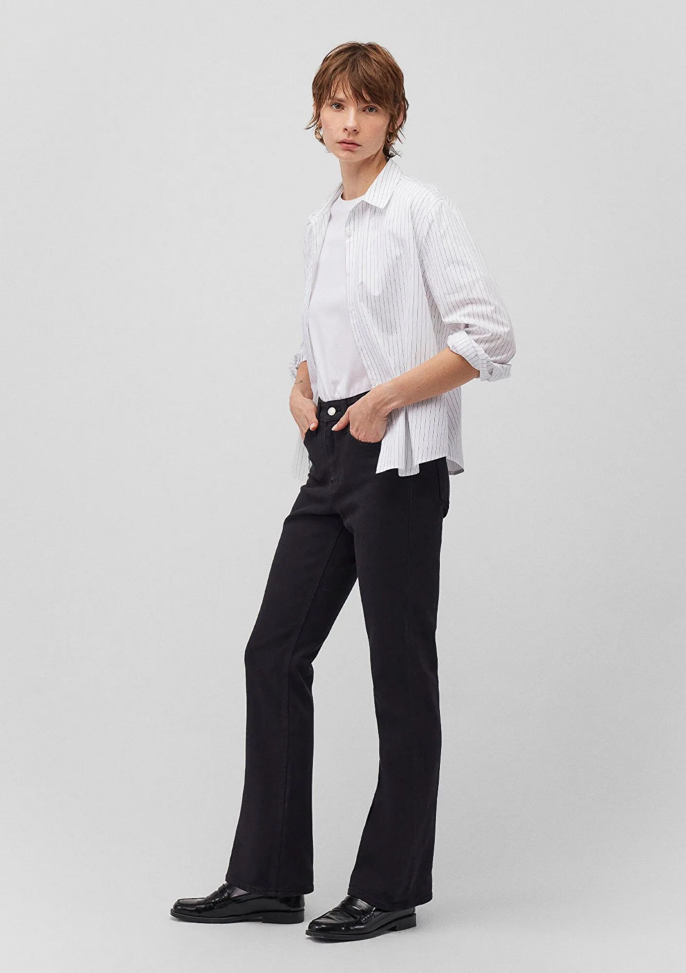 Bliss Black Denım Jean Pants