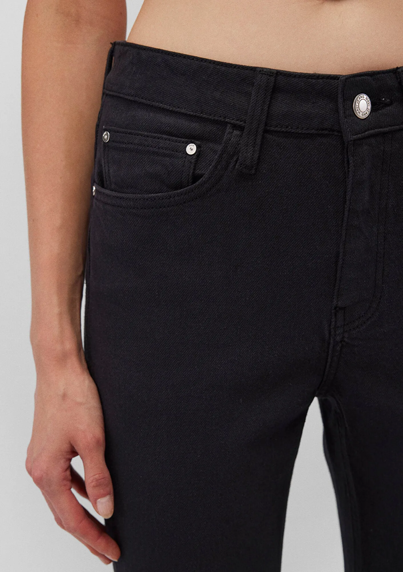 Bliss Black Denım Jean Pants