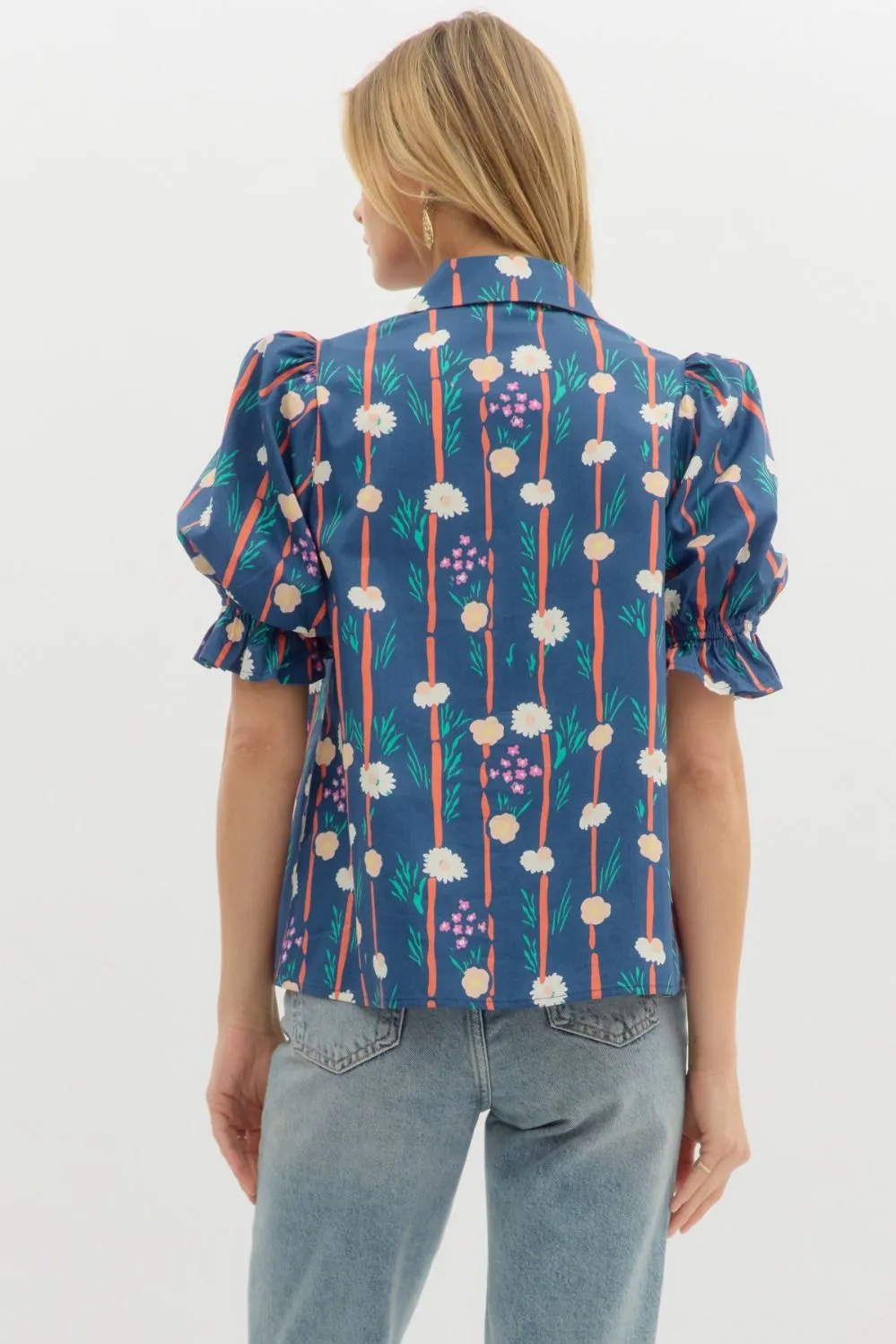 Blue Fields Blouse