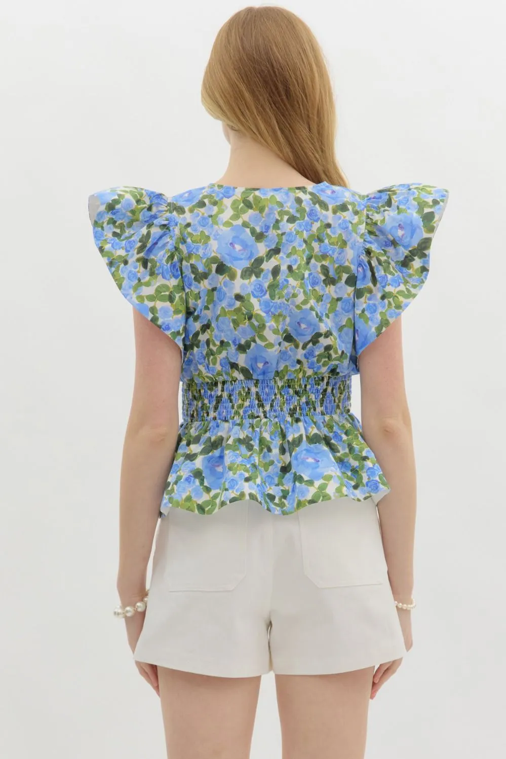 Blue Garden Blouse