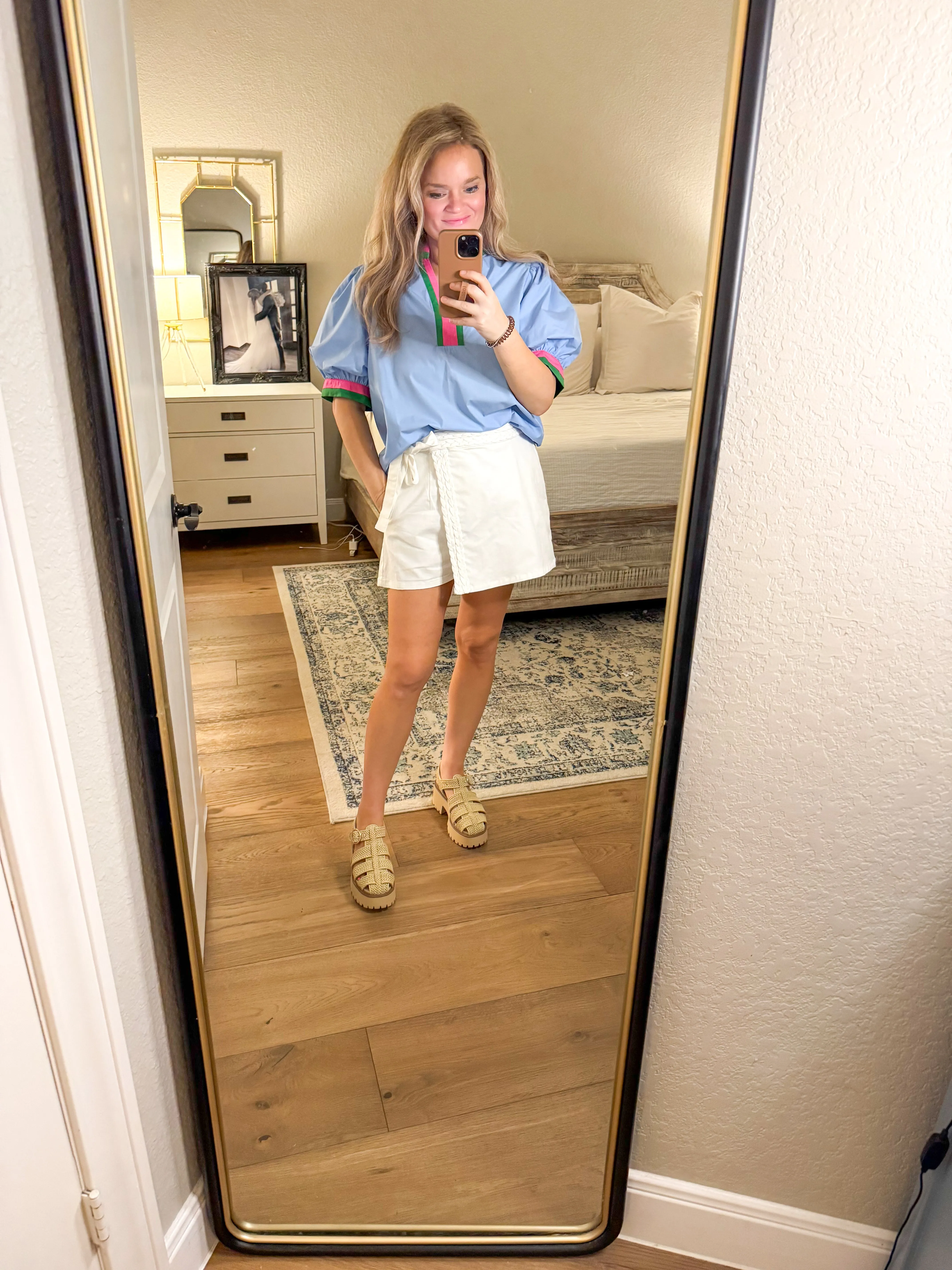 Blue Molly Blouse