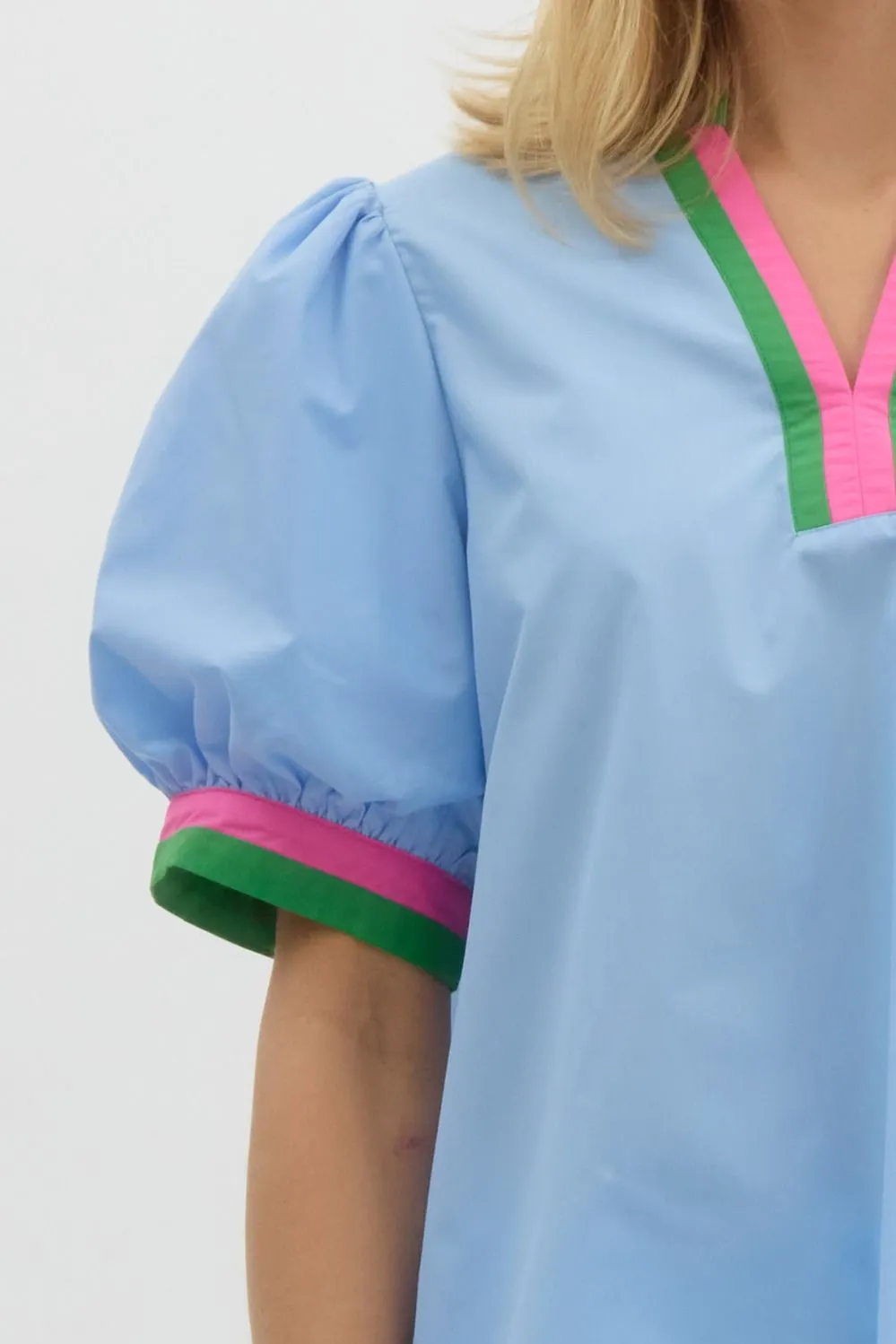Blue Molly Blouse