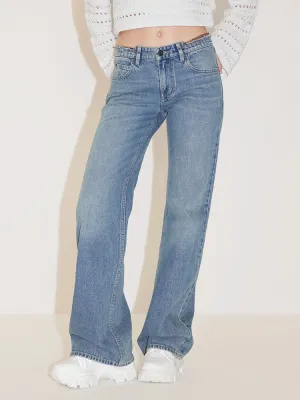 Bootcut Jeans With Waist Chain