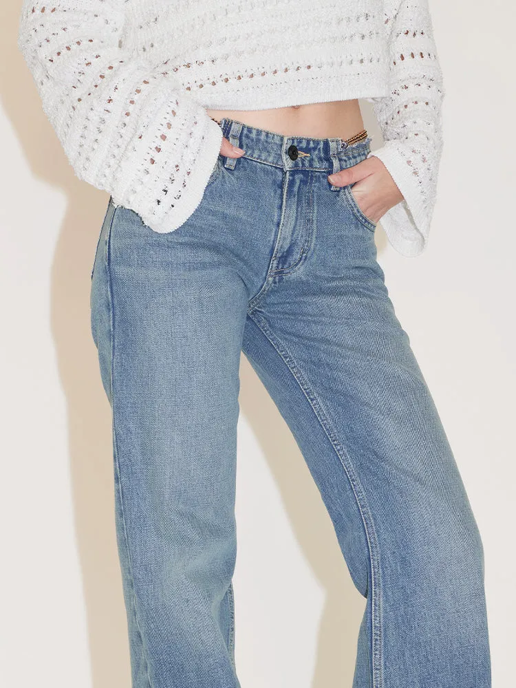 Bootcut Jeans With Waist Chain