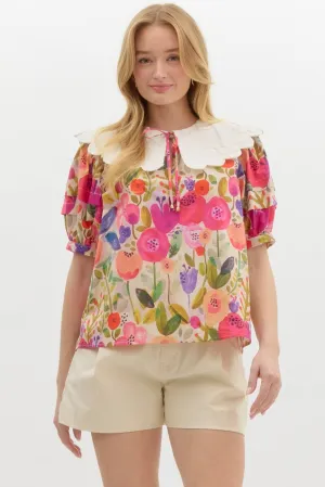 Botanic Collar Blouse