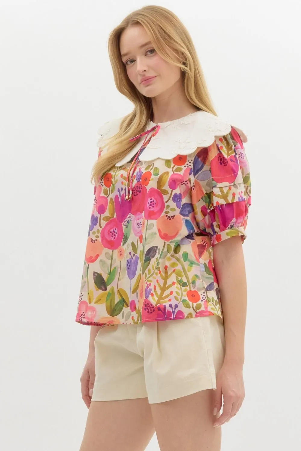 Botanic Collar Blouse
