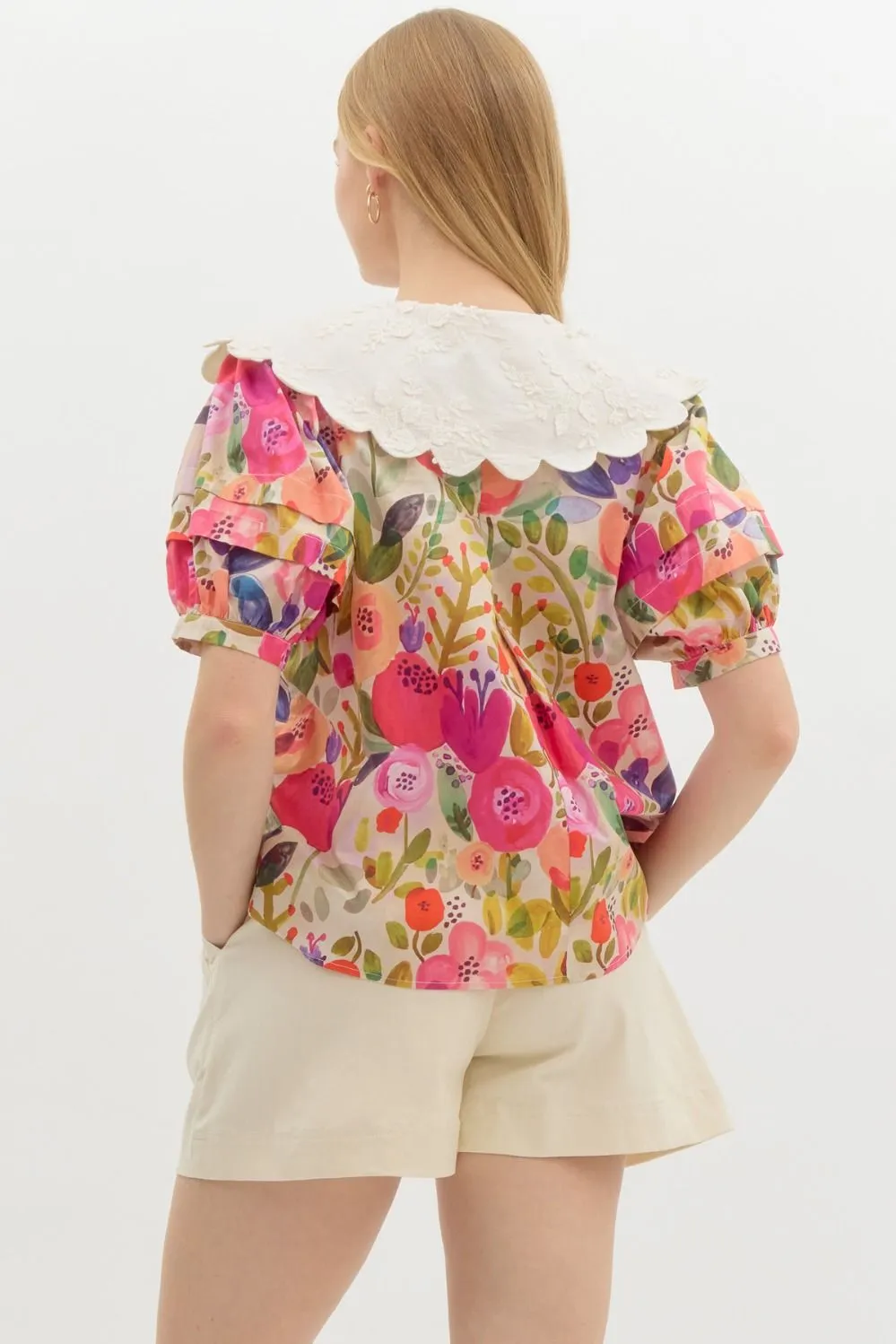Botanic Collar Blouse