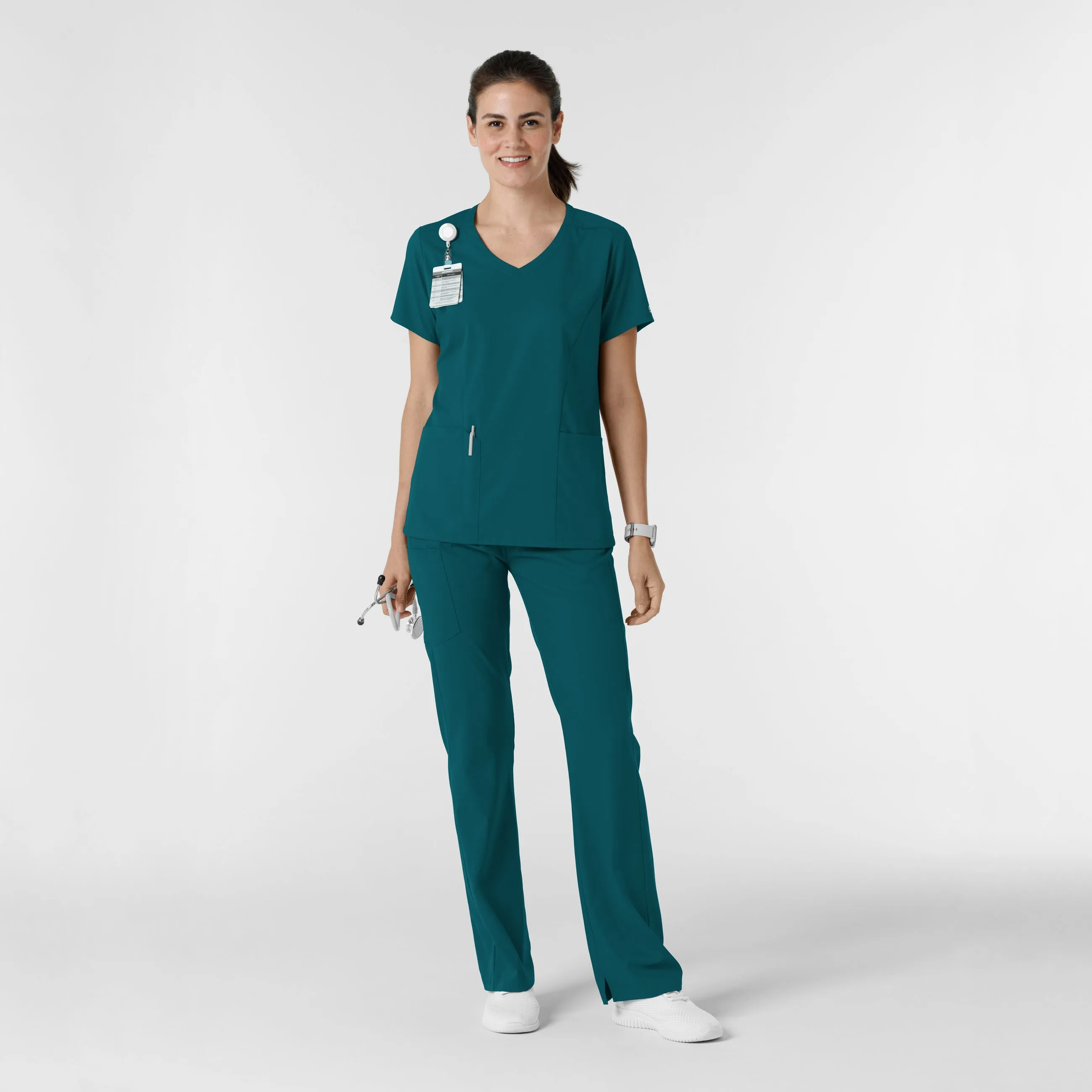 Boundless 5251 Bootcut Scrub Pants Caribbean