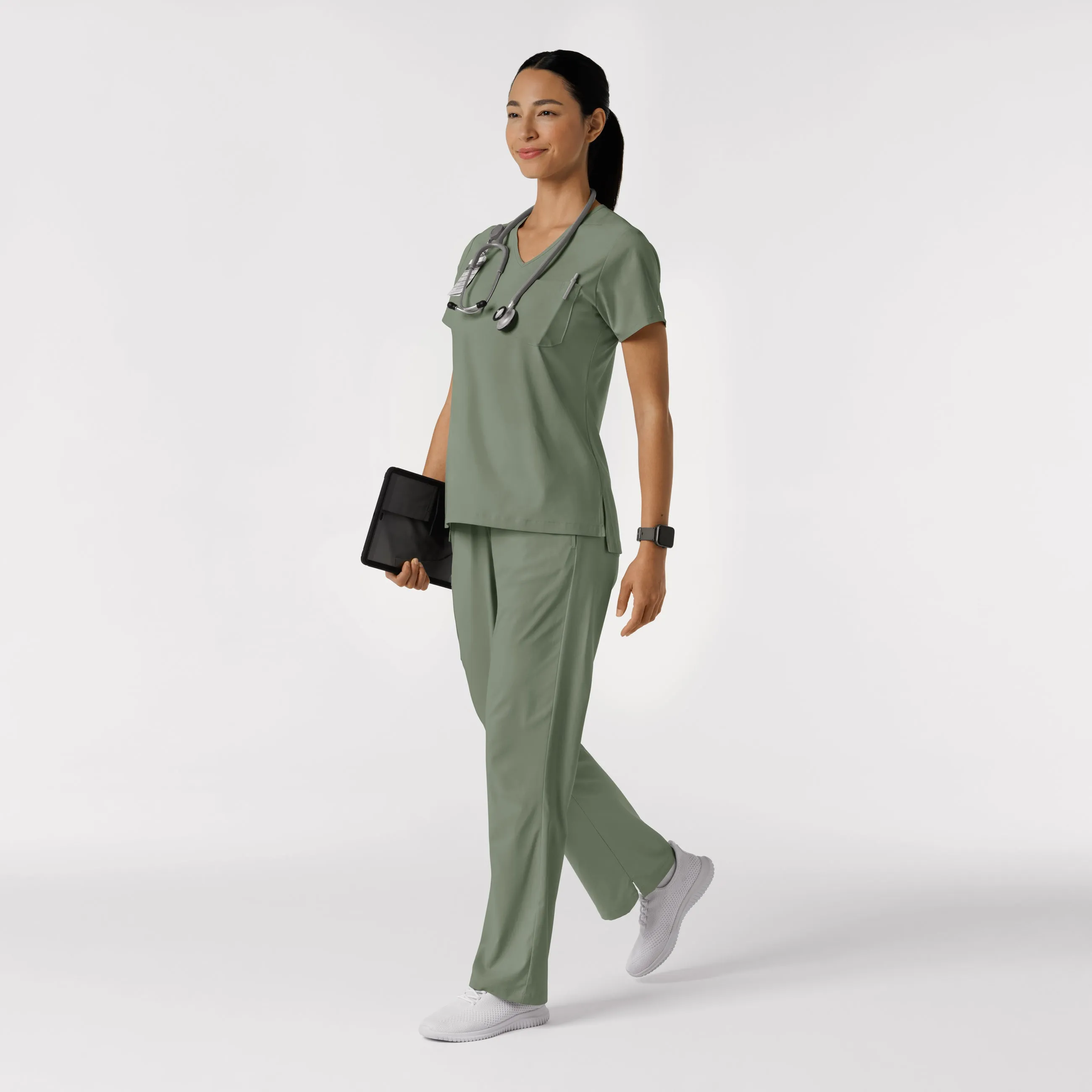 Boundless 5251 Bootcut Scrub Pants Sage