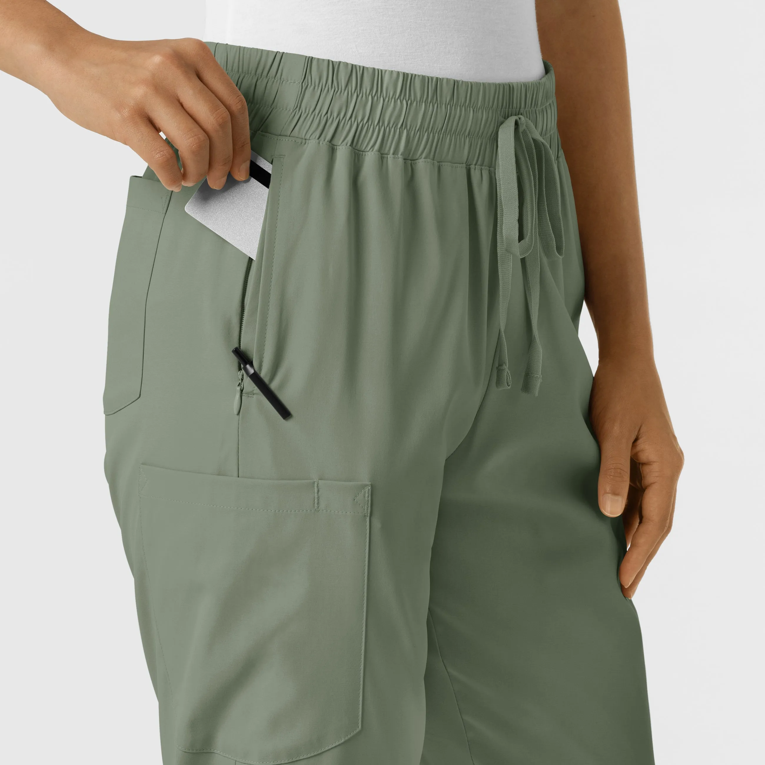 Boundless 5251 Bootcut Scrub Pants Sage