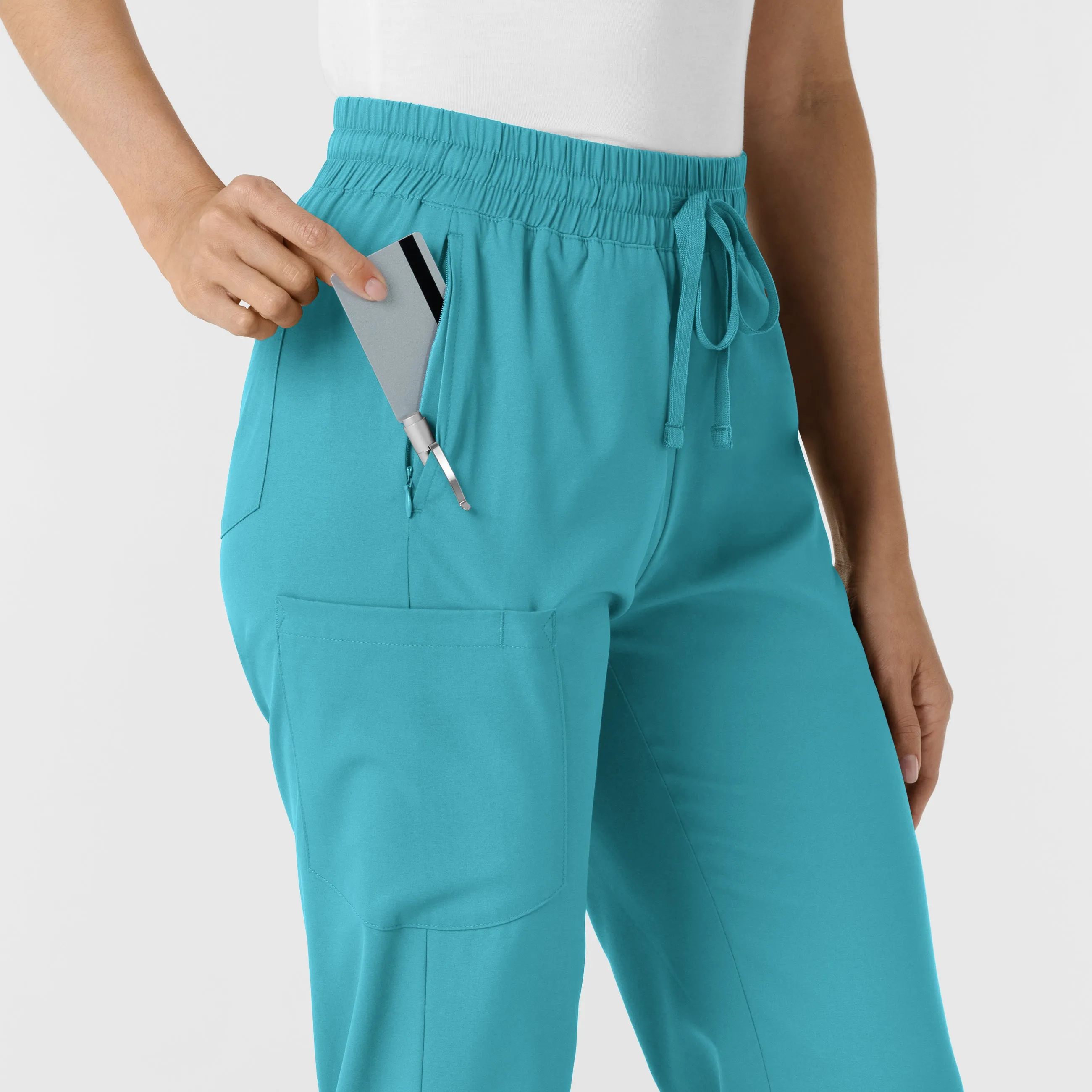 Boundless 5251 Bootcut Scrub Pants Teal