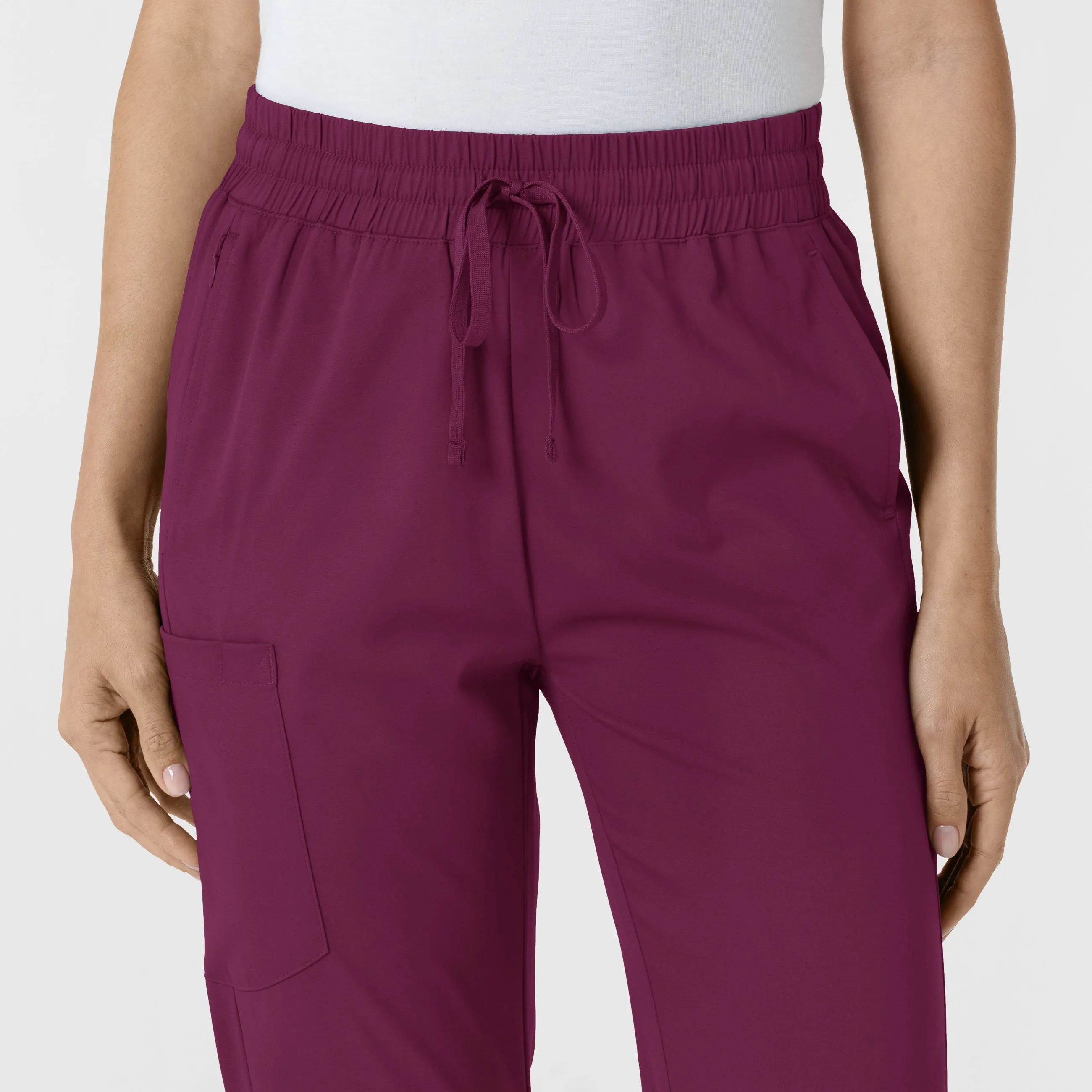 Boundless 5251 Bootcut Scrub Pants Wine