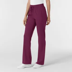 Boundless 5251 Bootcut Scrub Pants Wine
