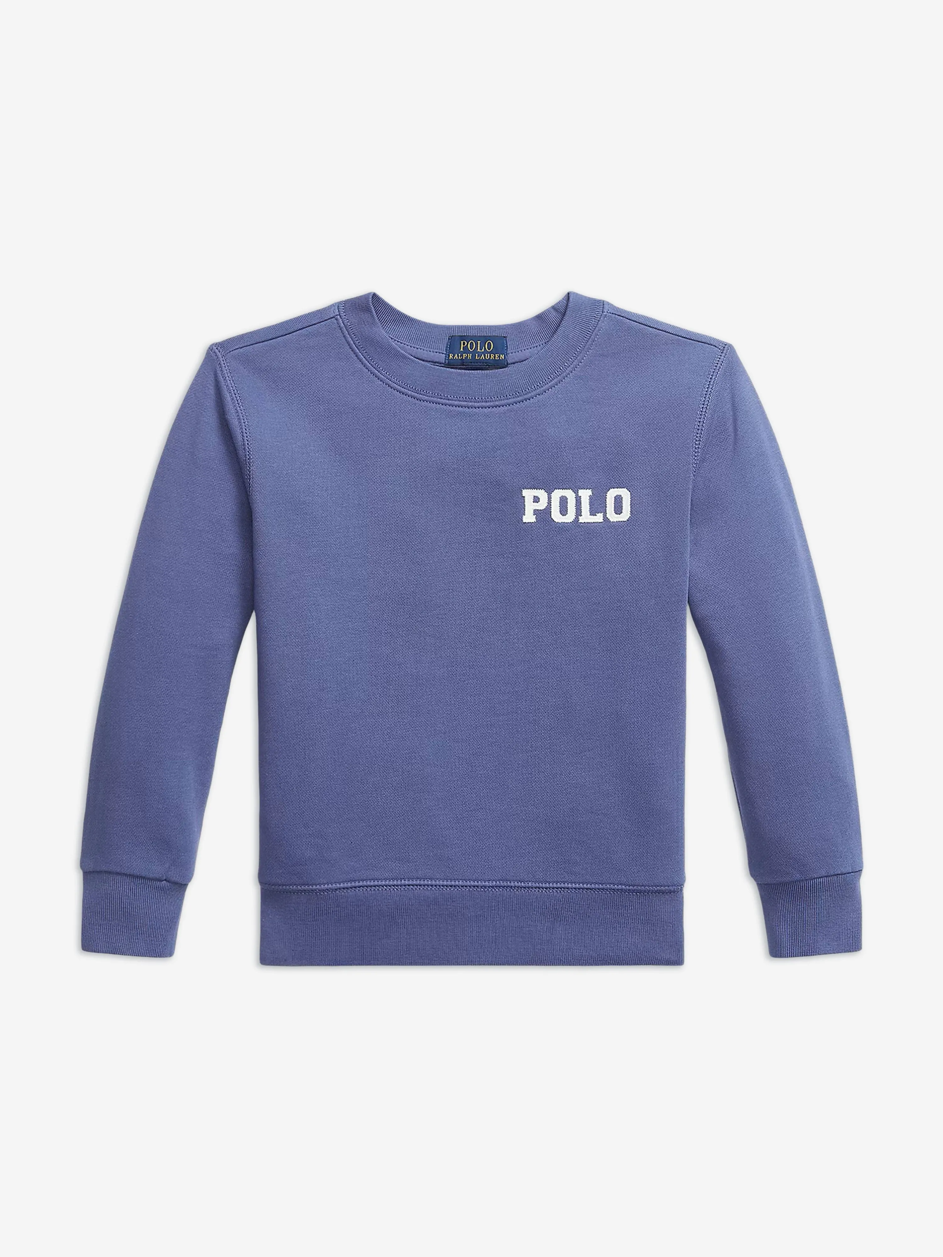 Boys Polo Sweatshirt in Blue