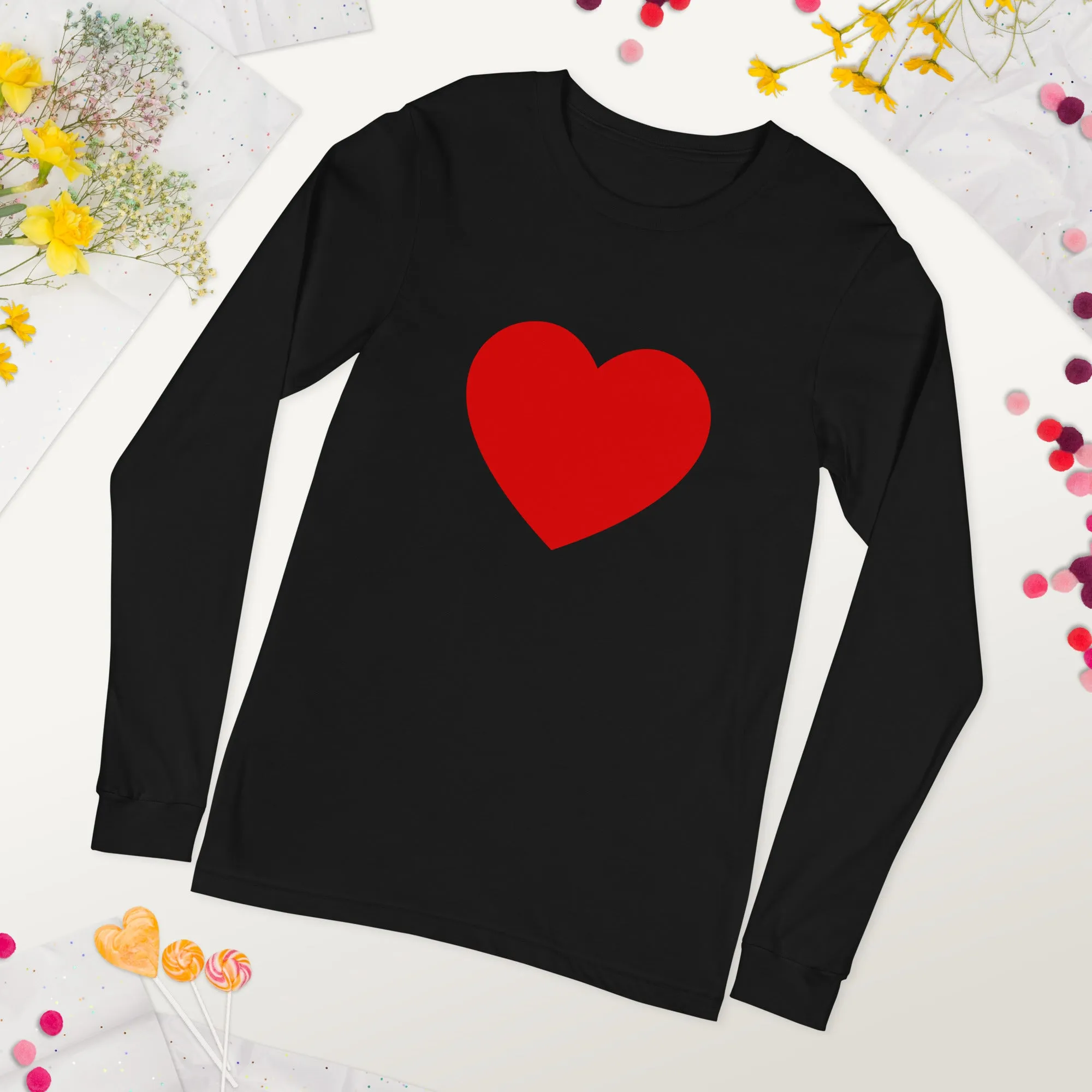 Buy Red Heart Women's Long Sleeve T-Shirt – Perfect Blend of Style and Comfort