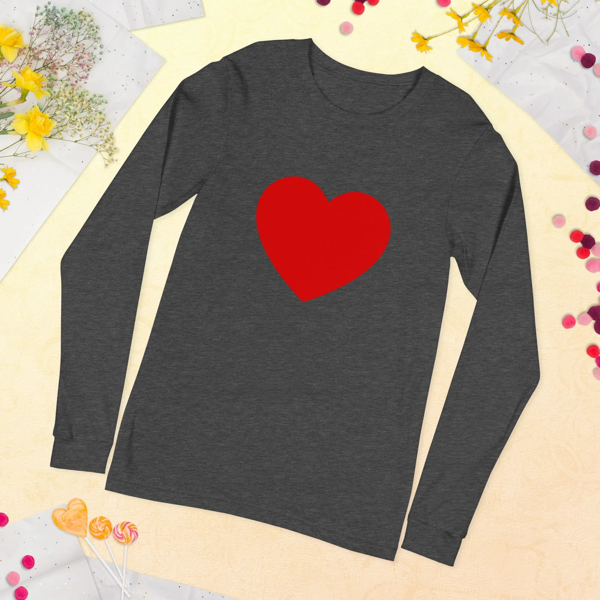 Buy Red Heart Women's Long Sleeve T-Shirt – Perfect Blend of Style and Comfort