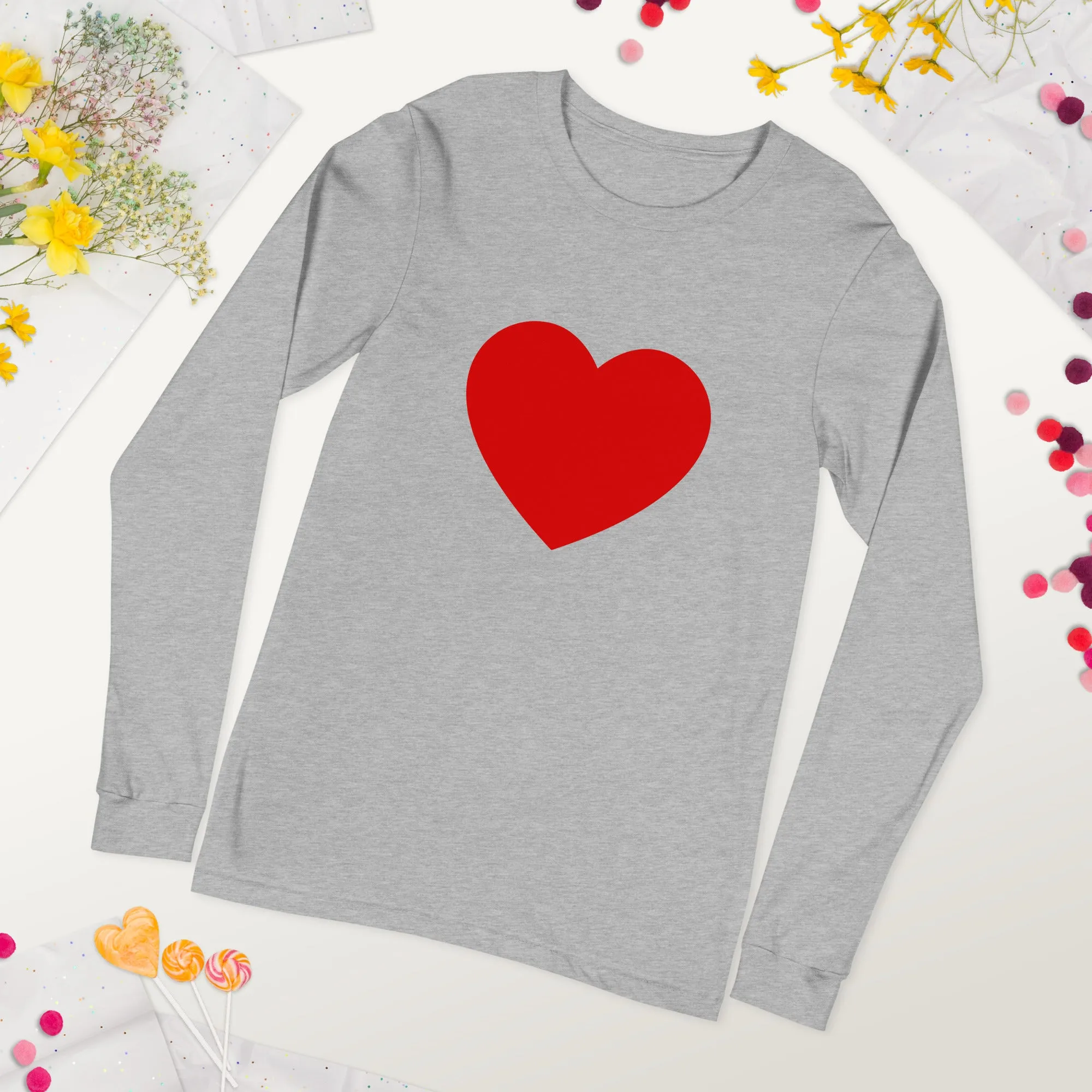 Buy Red Heart Women's Long Sleeve T-Shirt – Perfect Blend of Style and Comfort