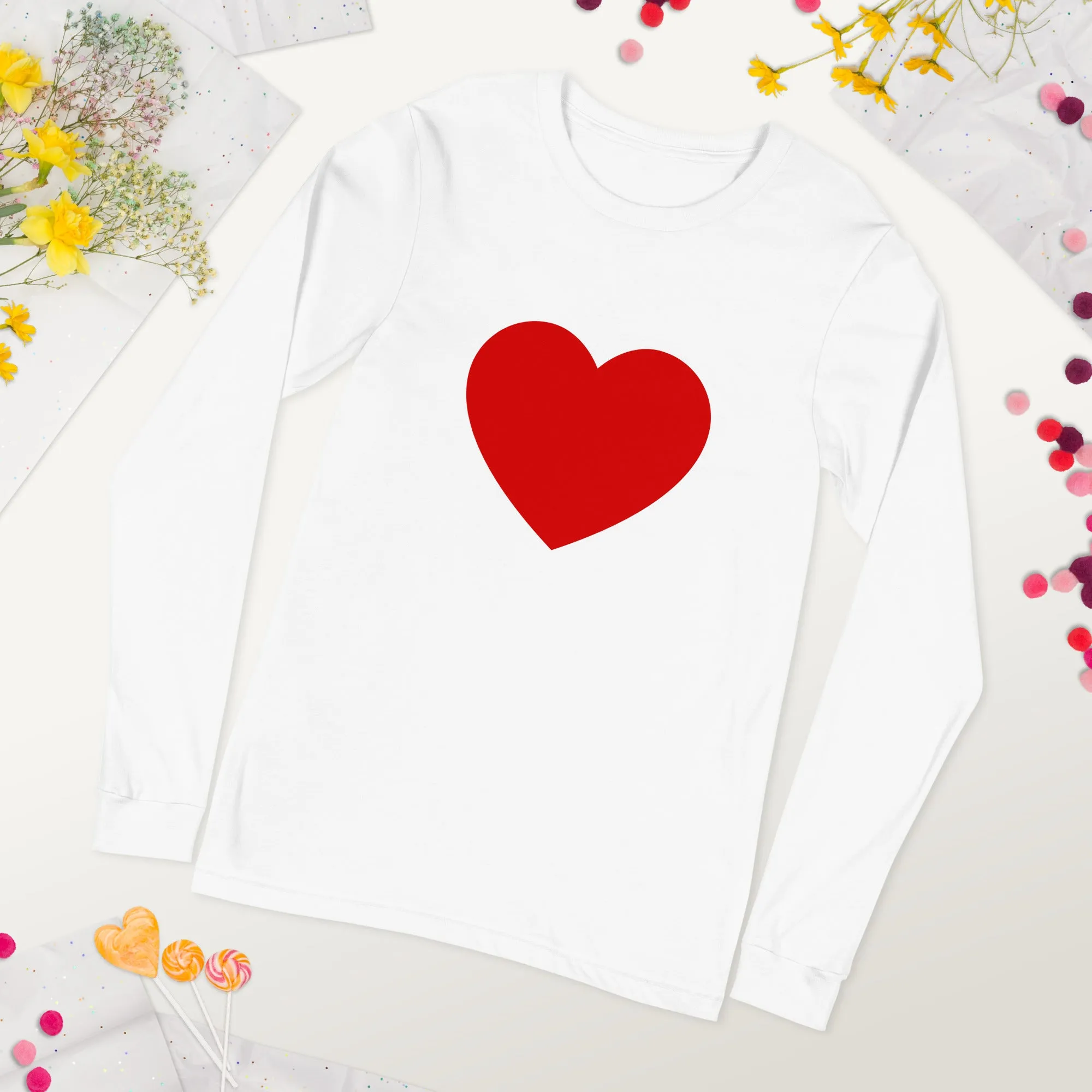 Buy Red Heart Women's Long Sleeve T-Shirt – Perfect Blend of Style and Comfort
