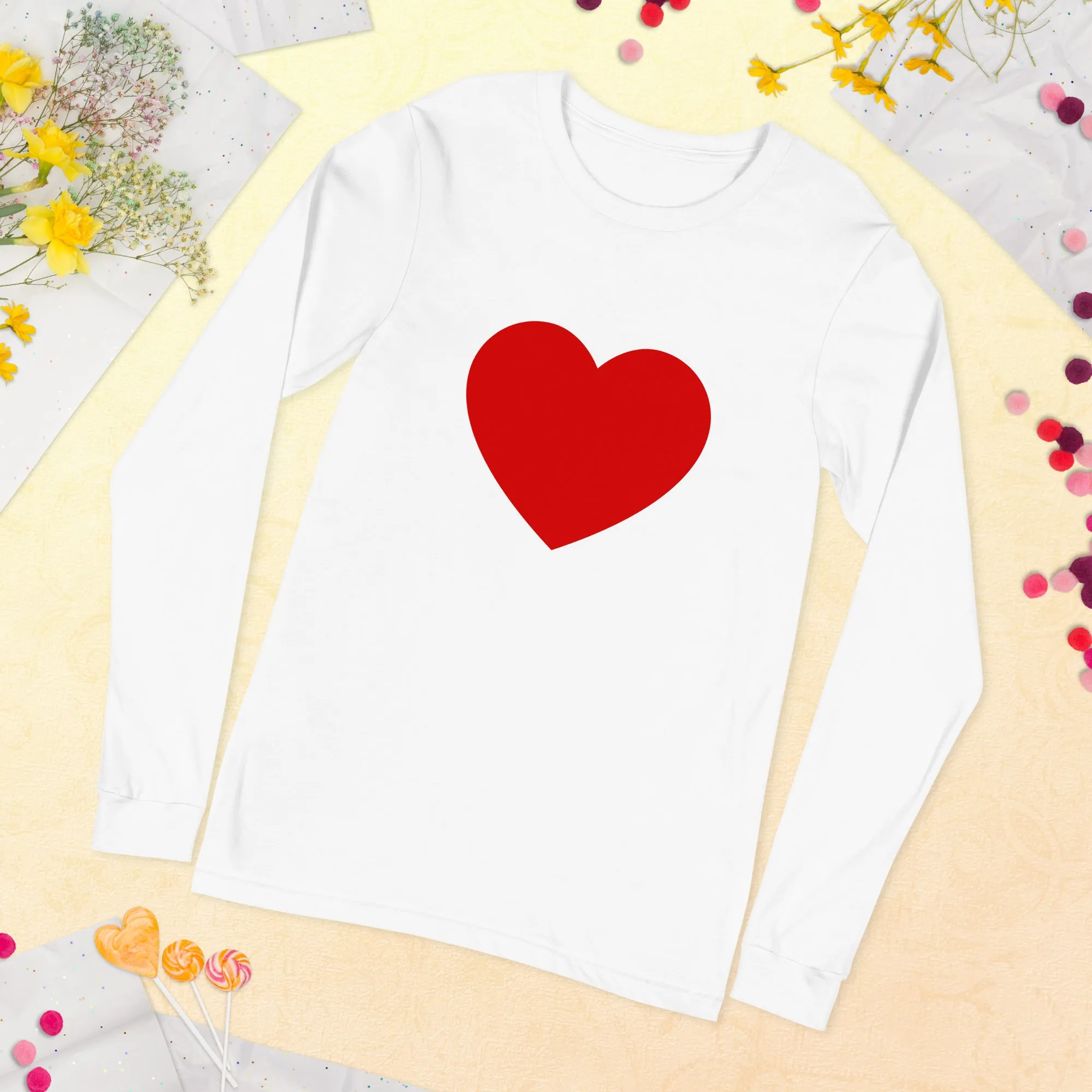 Buy Red Heart Women's Long Sleeve T-Shirt – Perfect Blend of Style and Comfort