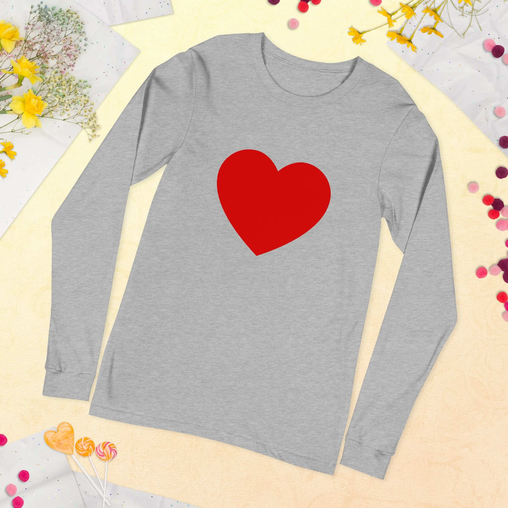 Buy Red Heart Women's Long Sleeve T-Shirt – Perfect Blend of Style and Comfort