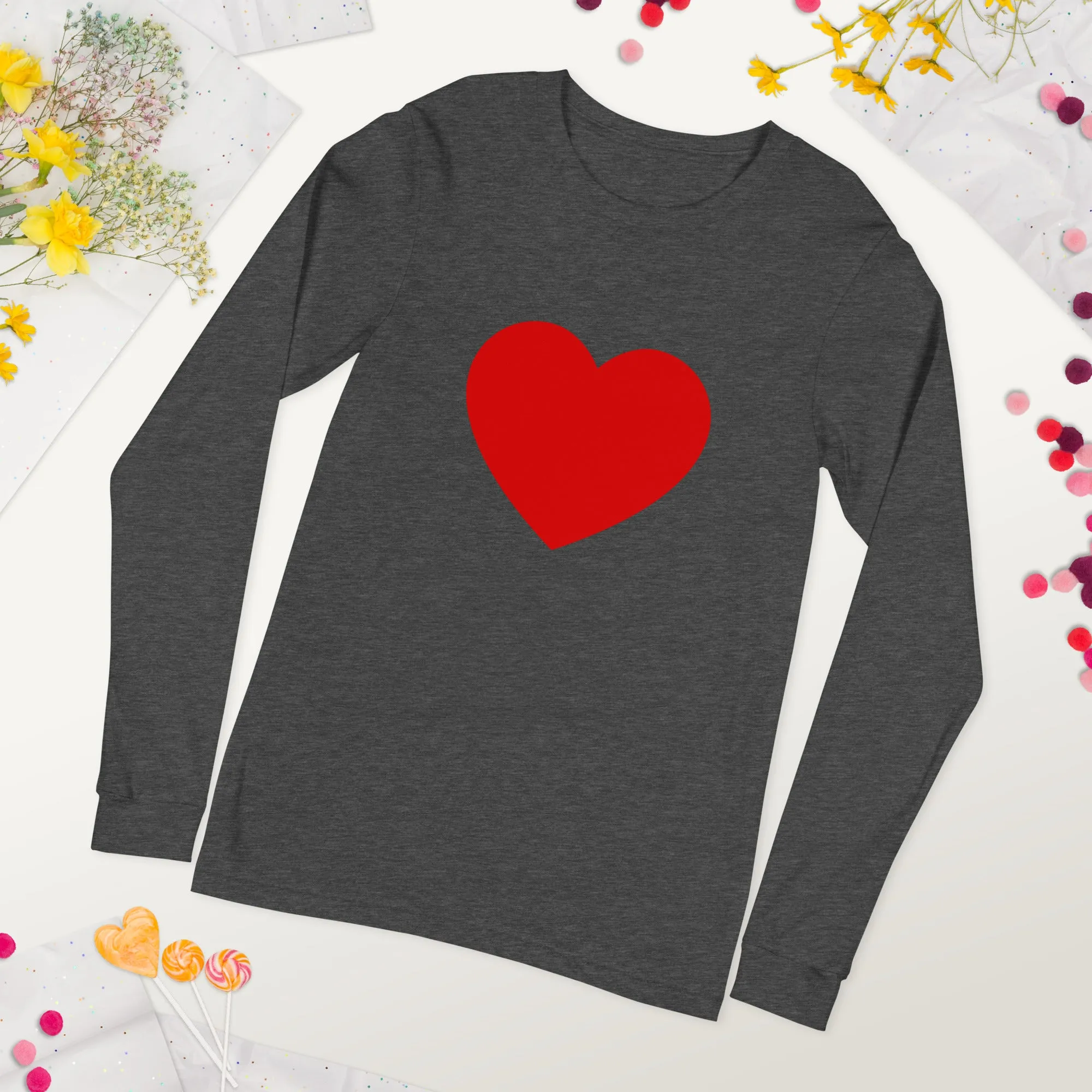 Buy Red Heart Women's Long Sleeve T-Shirt – Perfect Blend of Style and Comfort