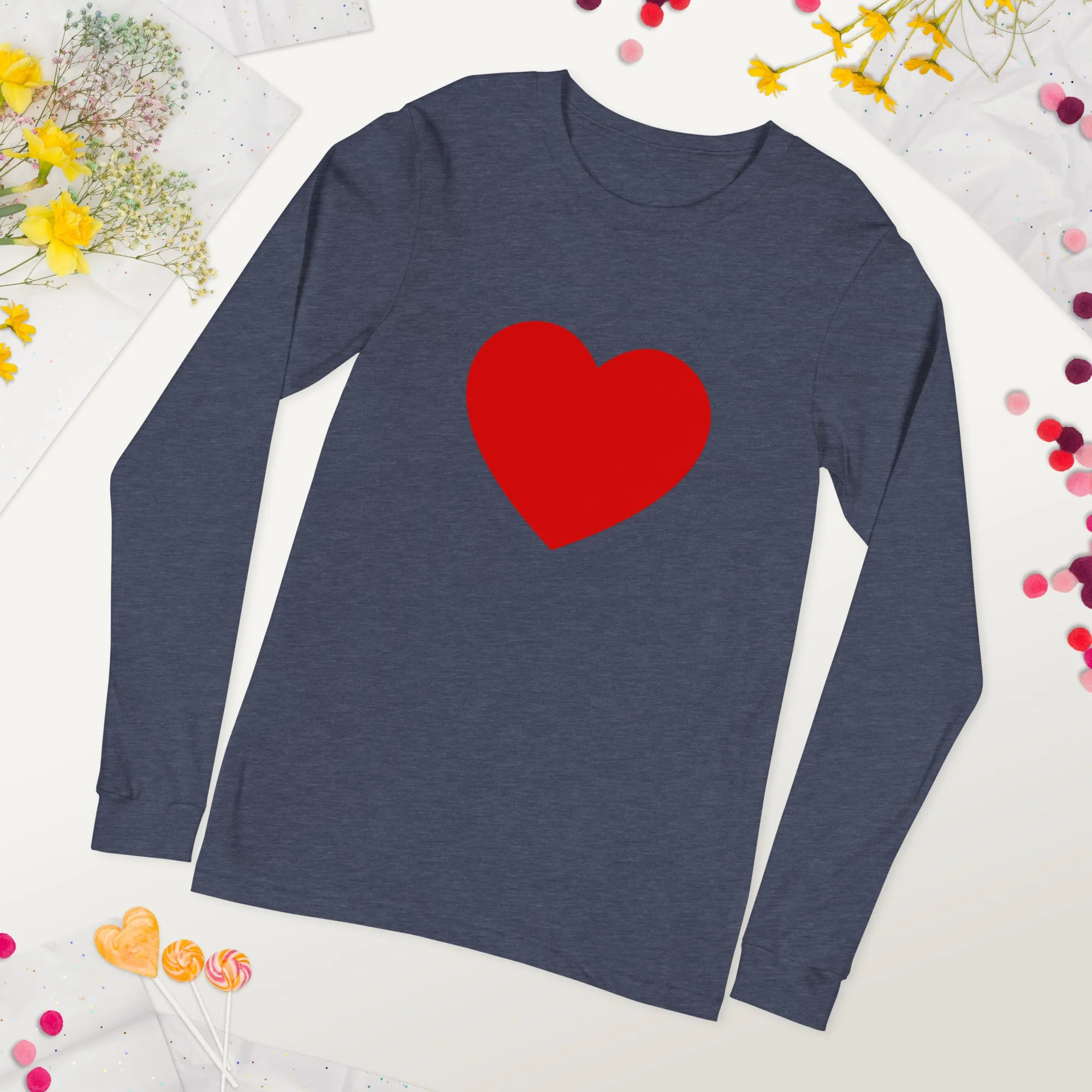 Buy Red Heart Women's Long Sleeve T-Shirt – Perfect Blend of Style and Comfort