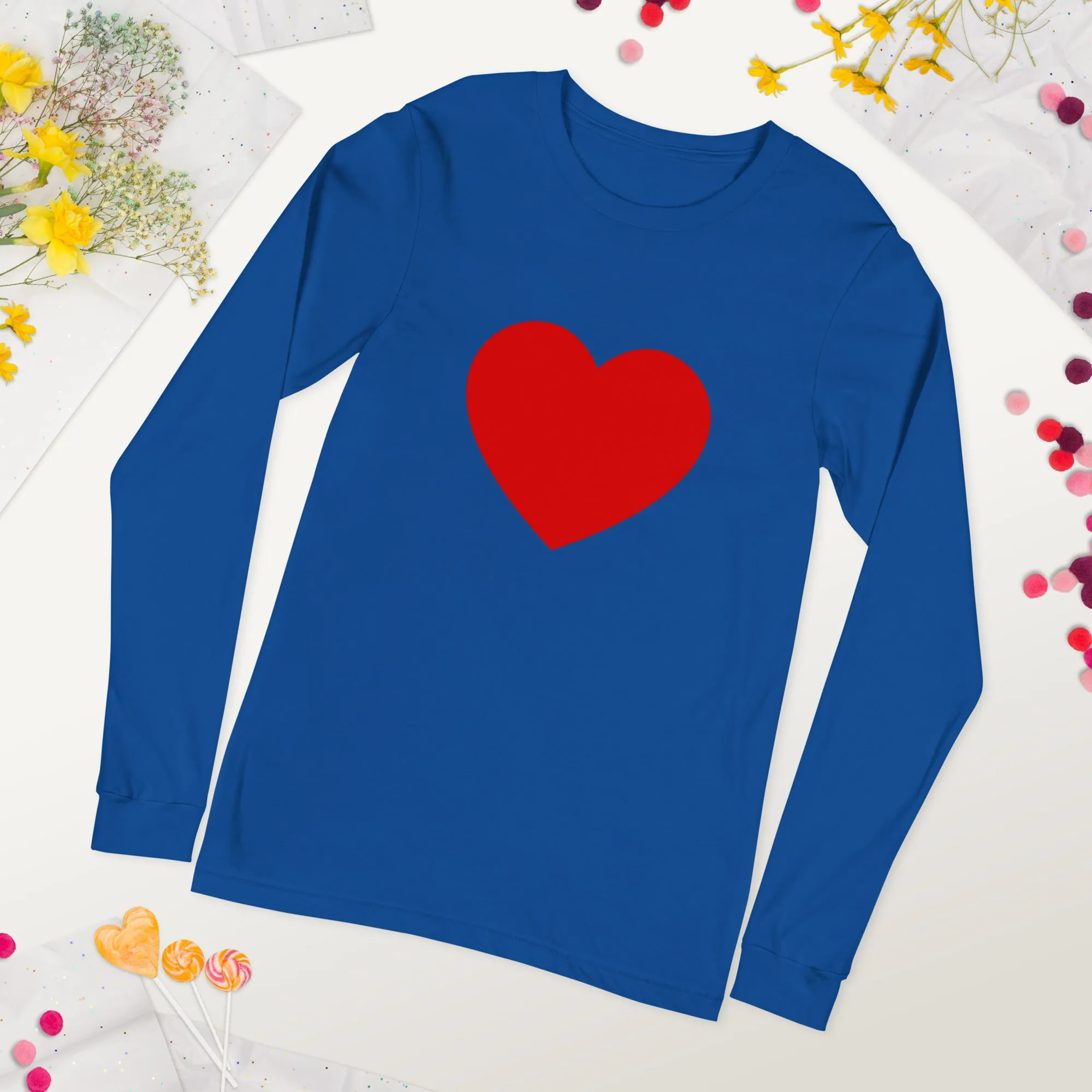 Buy Red Heart Women's Long Sleeve T-Shirt – Perfect Blend of Style and Comfort