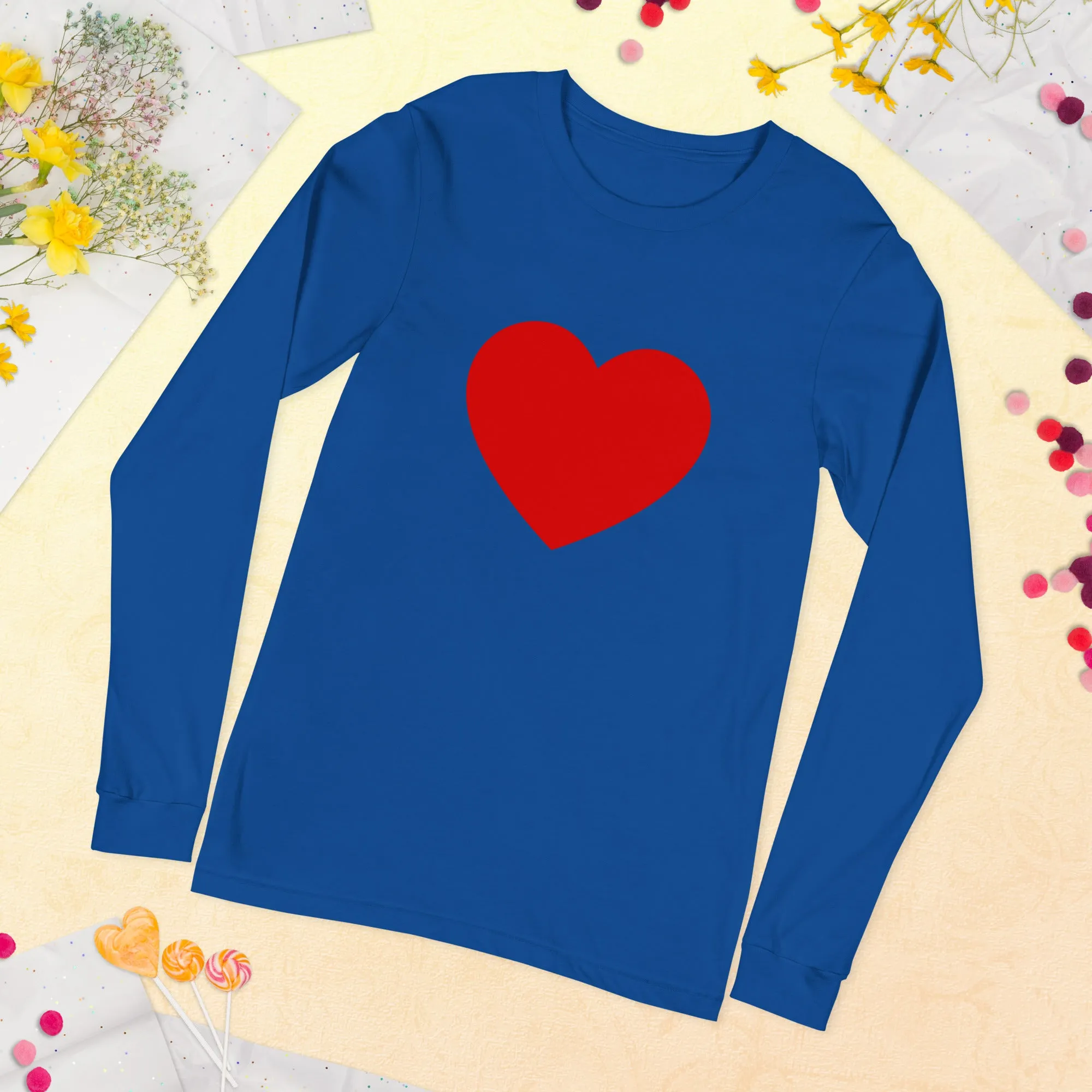 Buy Red Heart Women's Long Sleeve T-Shirt – Perfect Blend of Style and Comfort
