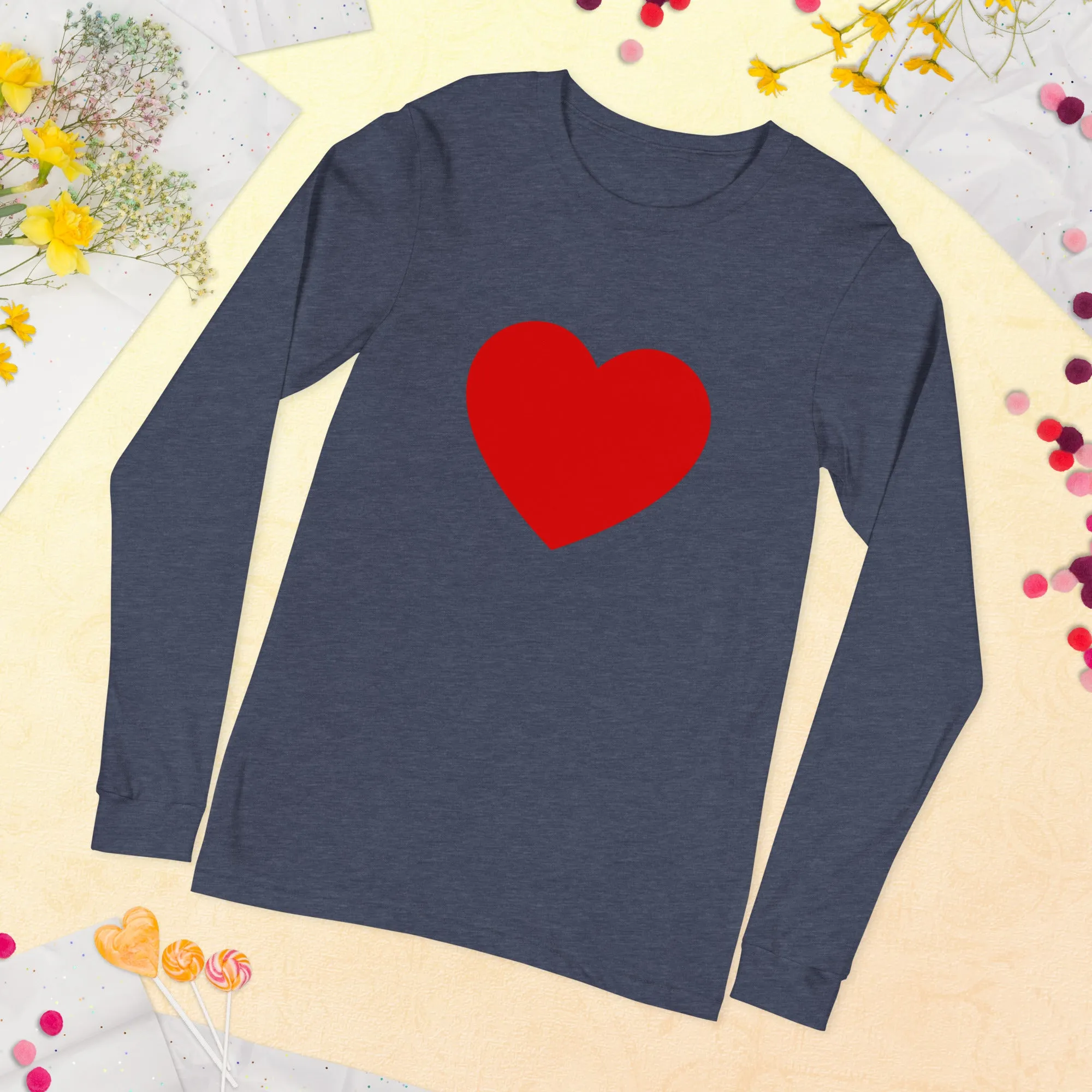 Buy Red Heart Women's Long Sleeve T-Shirt – Perfect Blend of Style and Comfort