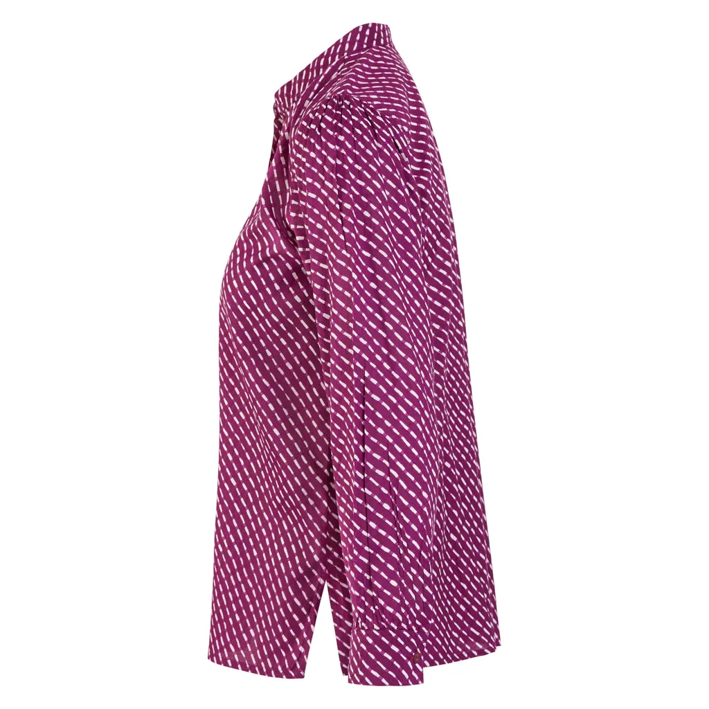 Caro Button Through Blouse