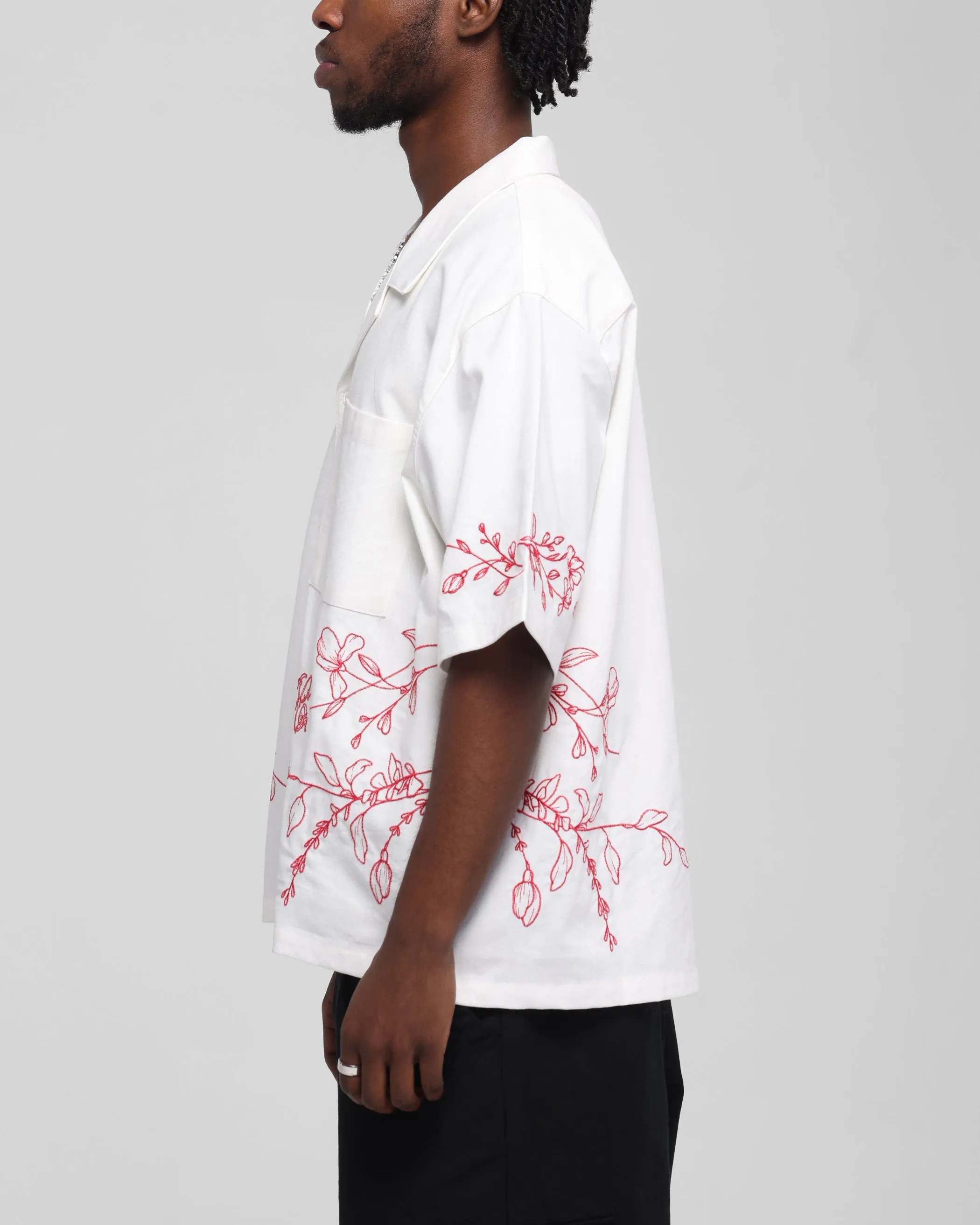 Carre Botanica Button Up Shirt Off White