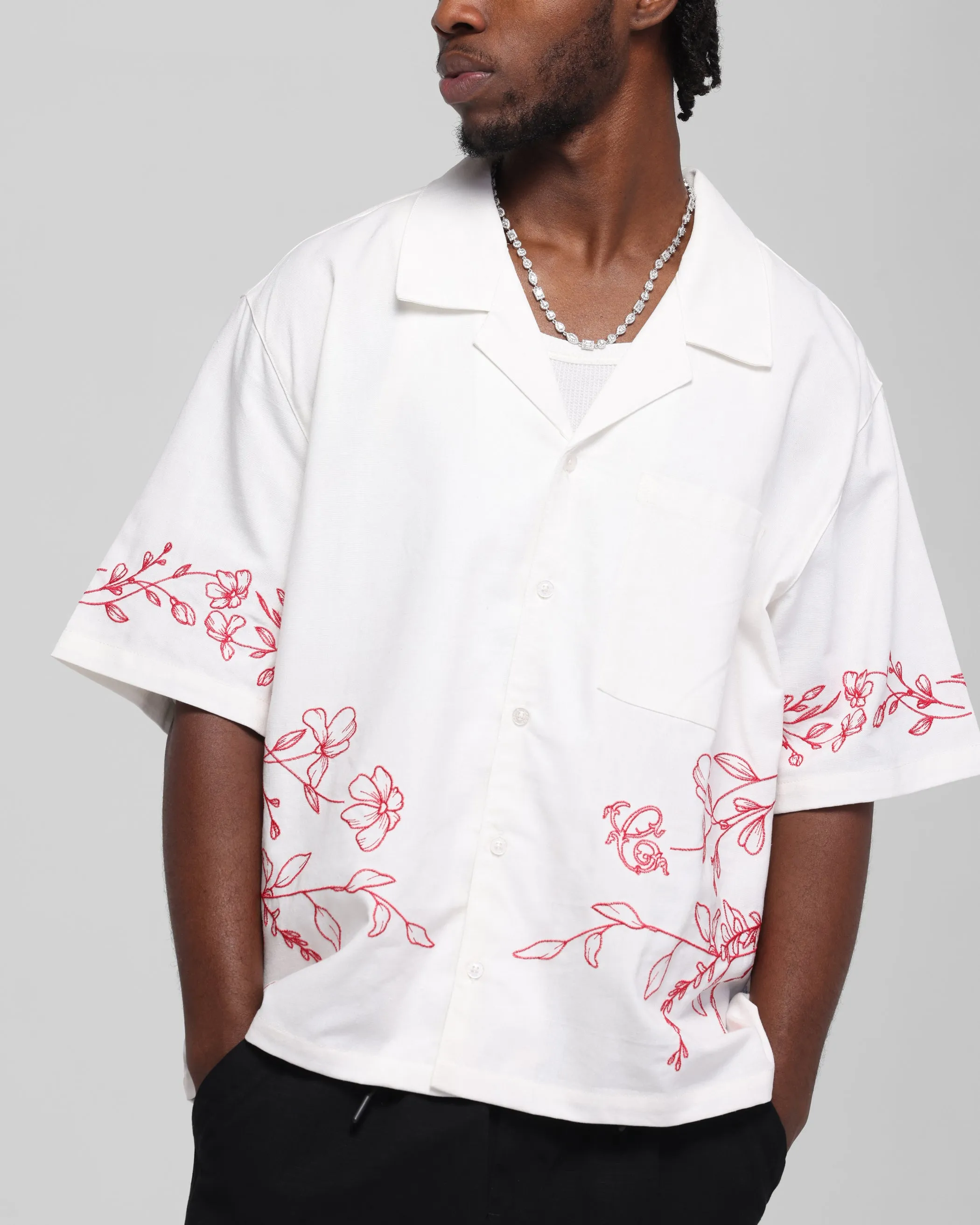 Carre Botanica Button Up Shirt Off White