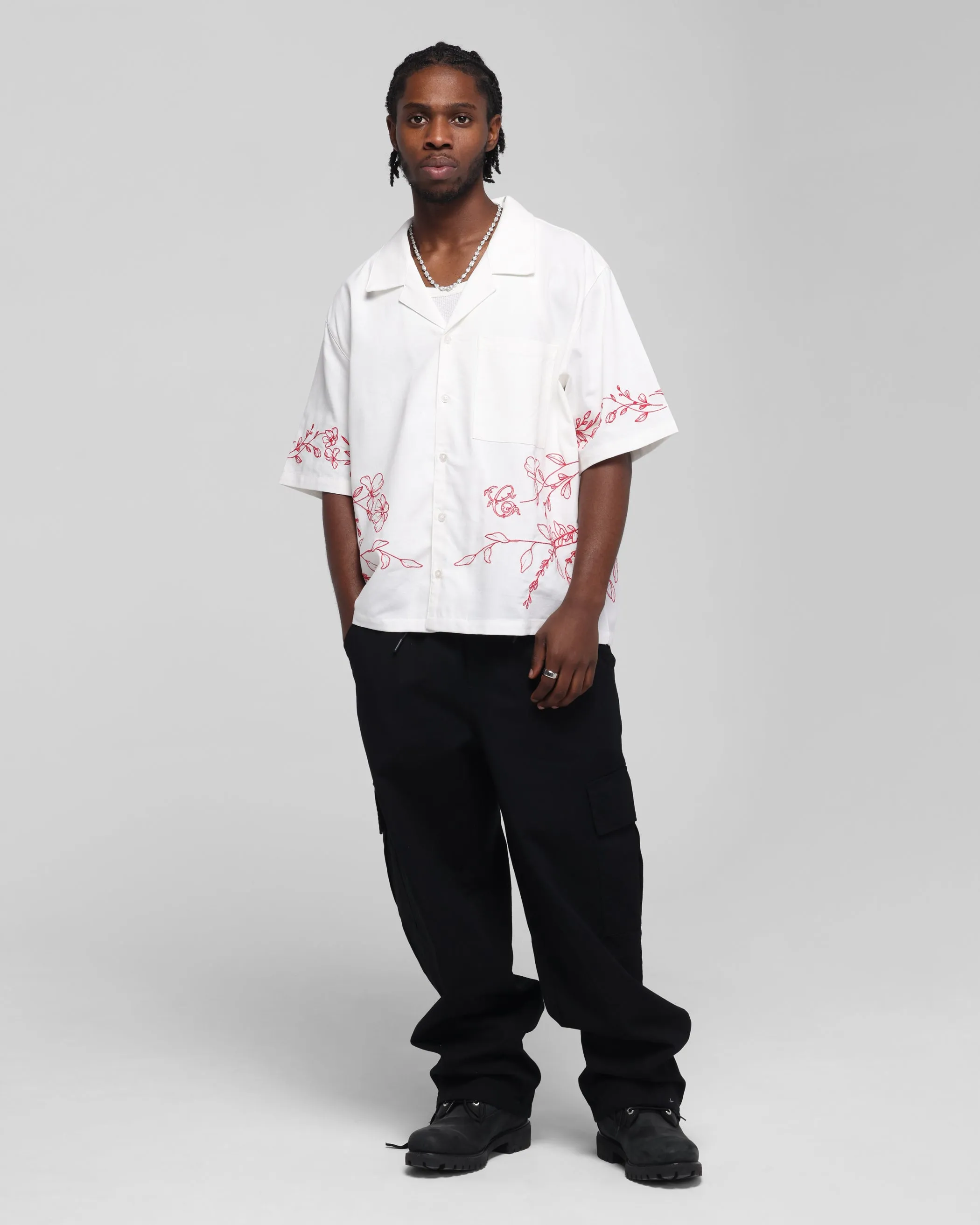 Carre Botanica Button Up Shirt Off White